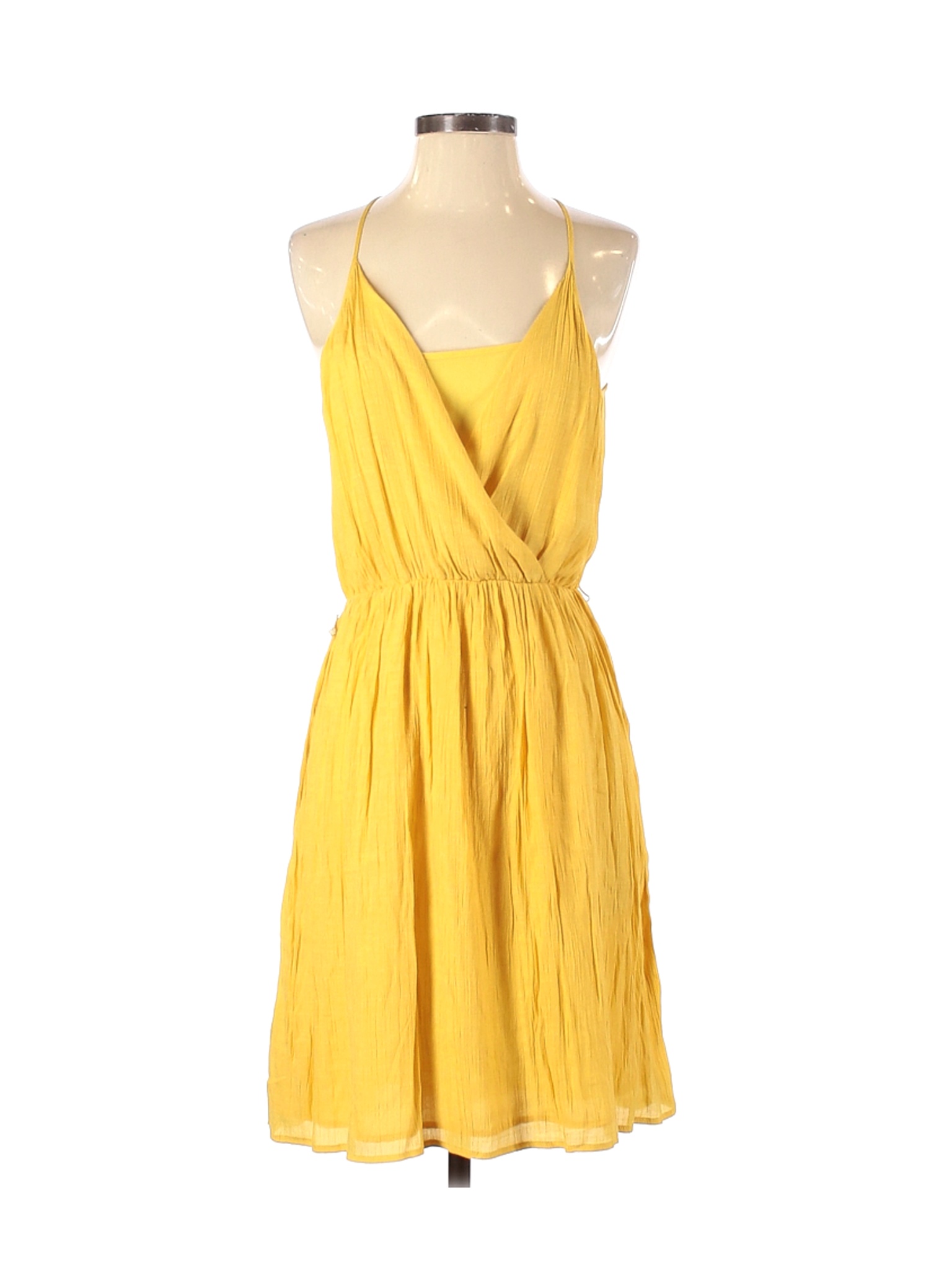 Mango Women Yellow Casual Dress XS | eBay