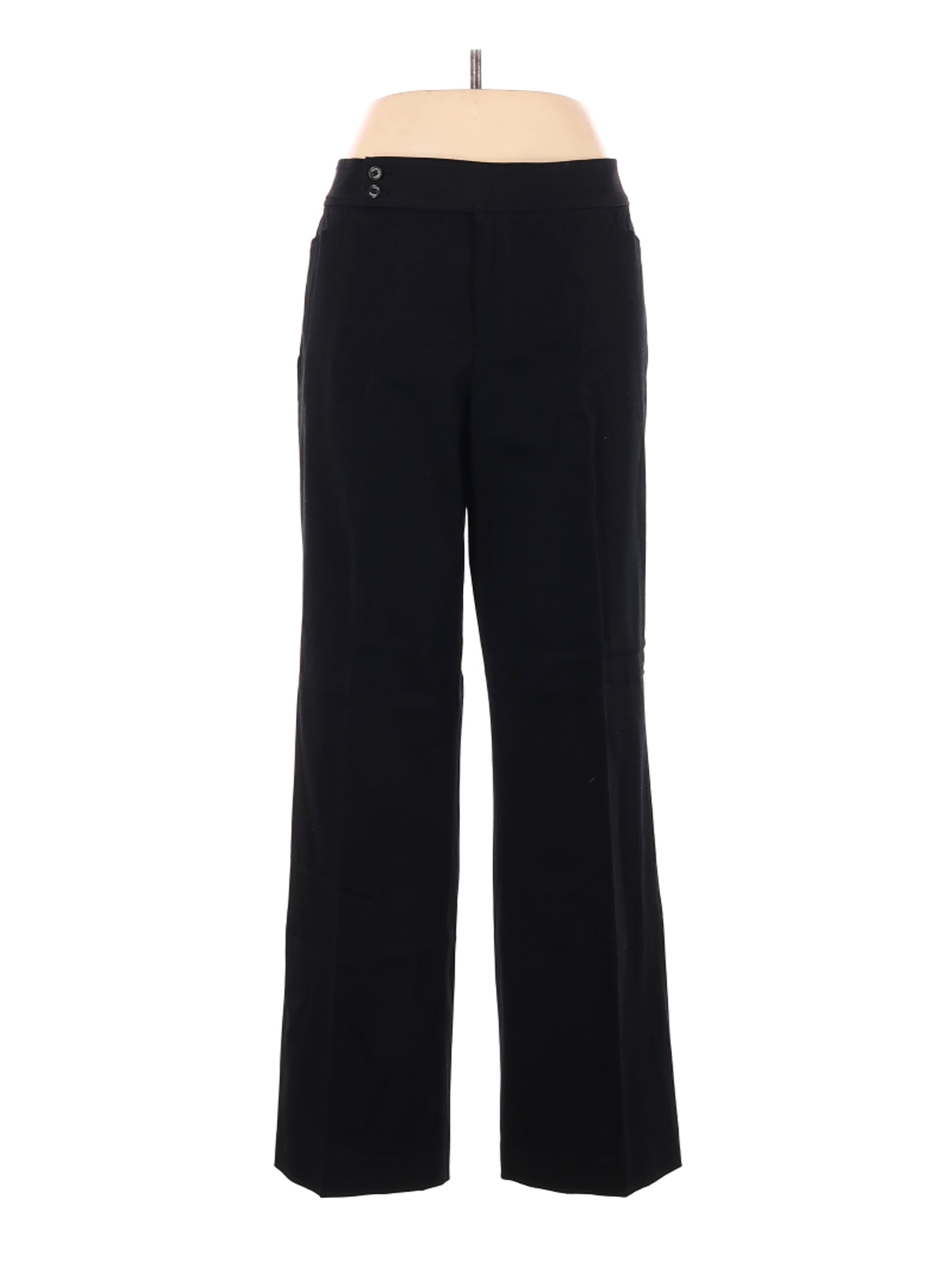 Chaps Women Black Dress Pants 16 | eBay