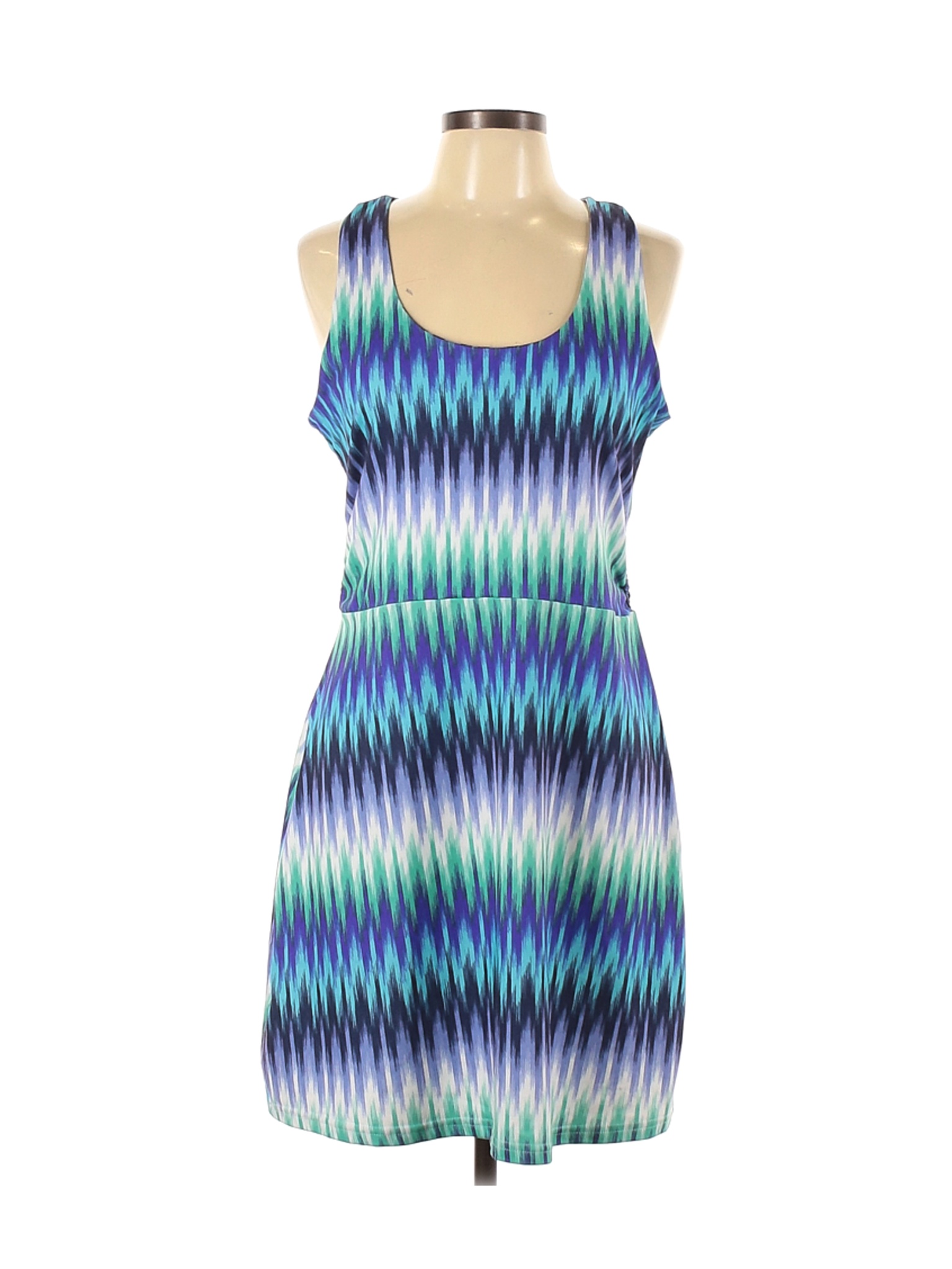 Tehama Women Blue Casual Dress L | eBay
