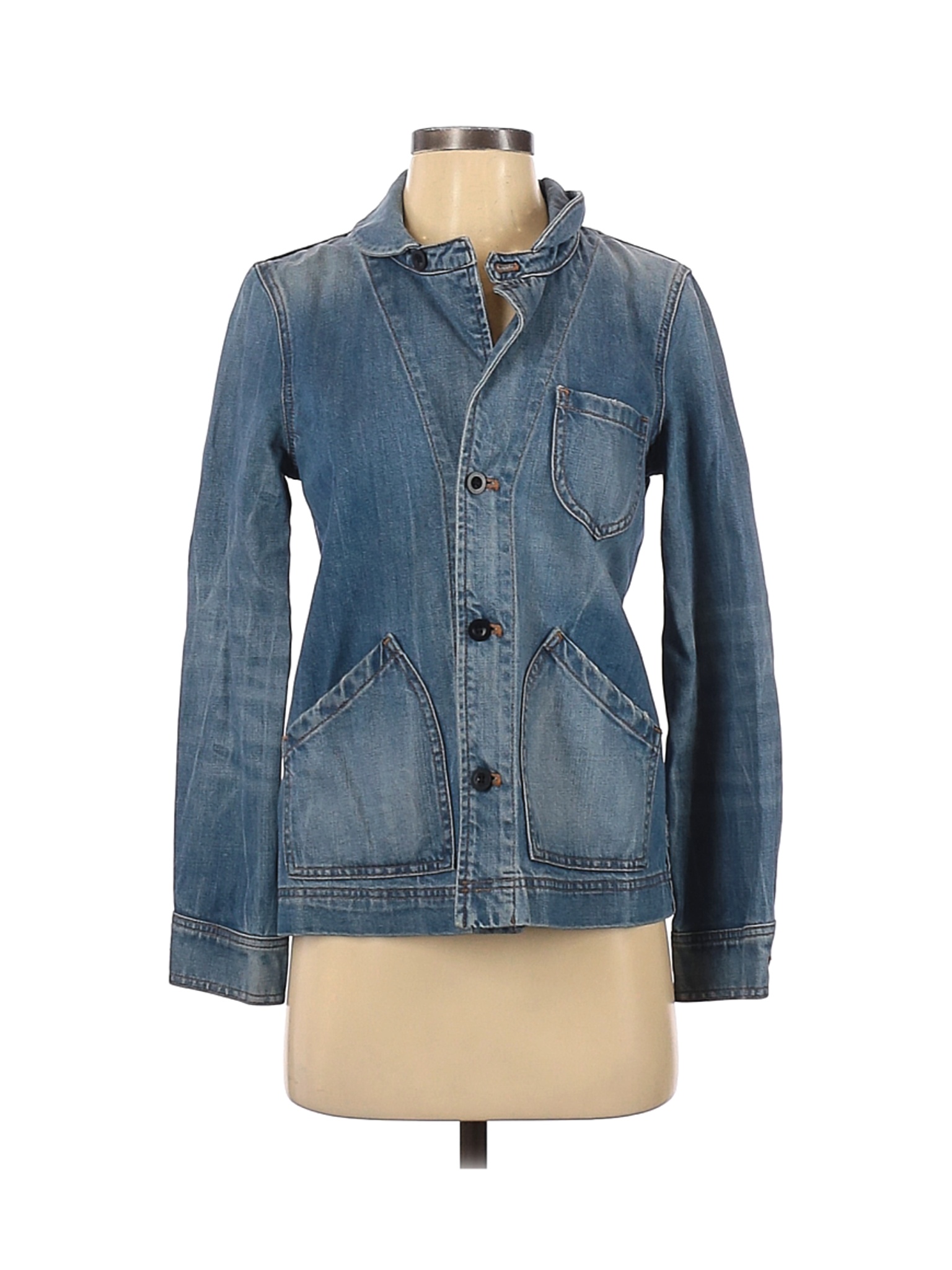 Madewell Women Blue Denim Jacket S | eBay