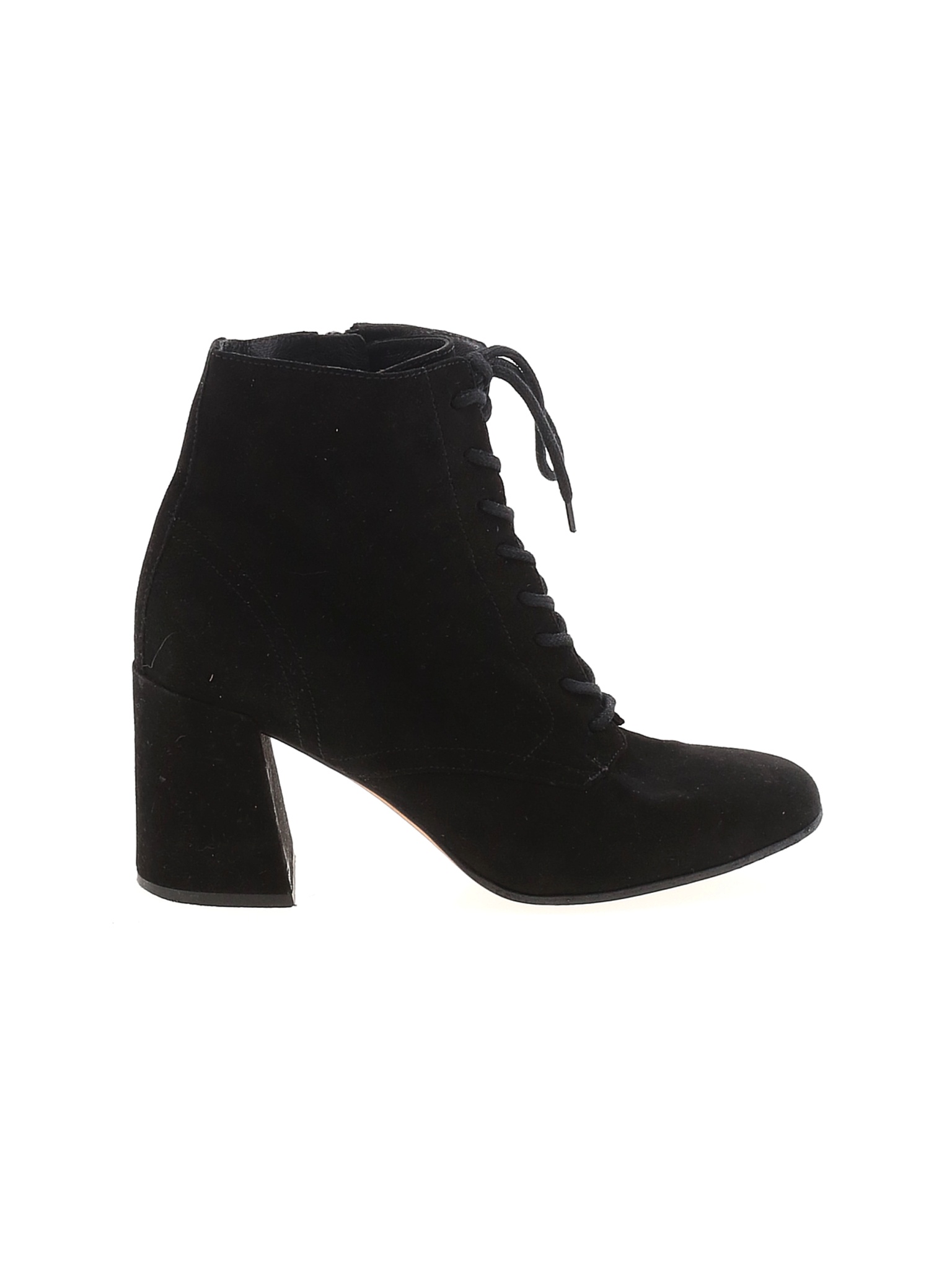 vince black ankle boots