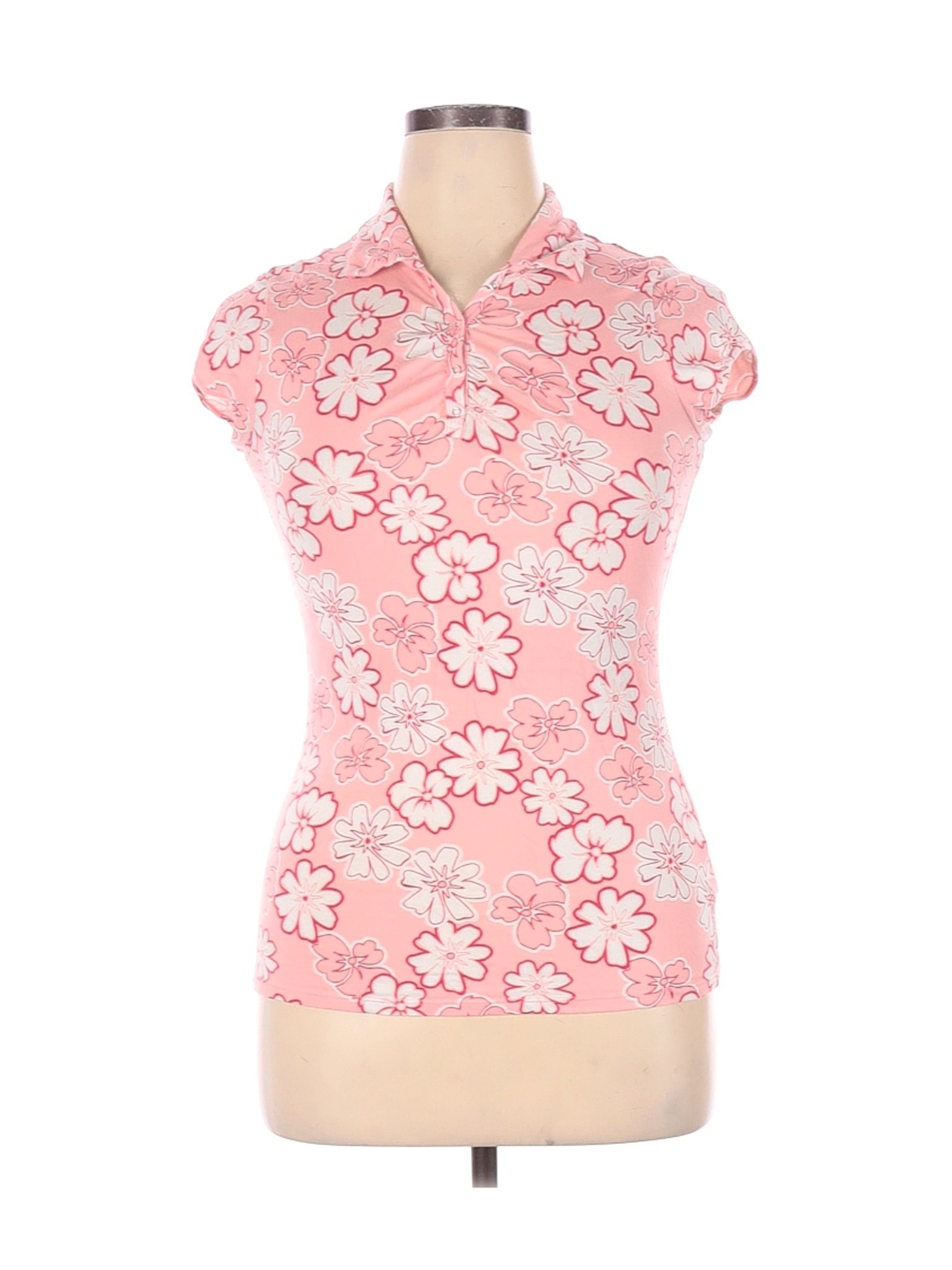 So Wear It Declare it Women Pink Short Sleeve Polo XL | eBay