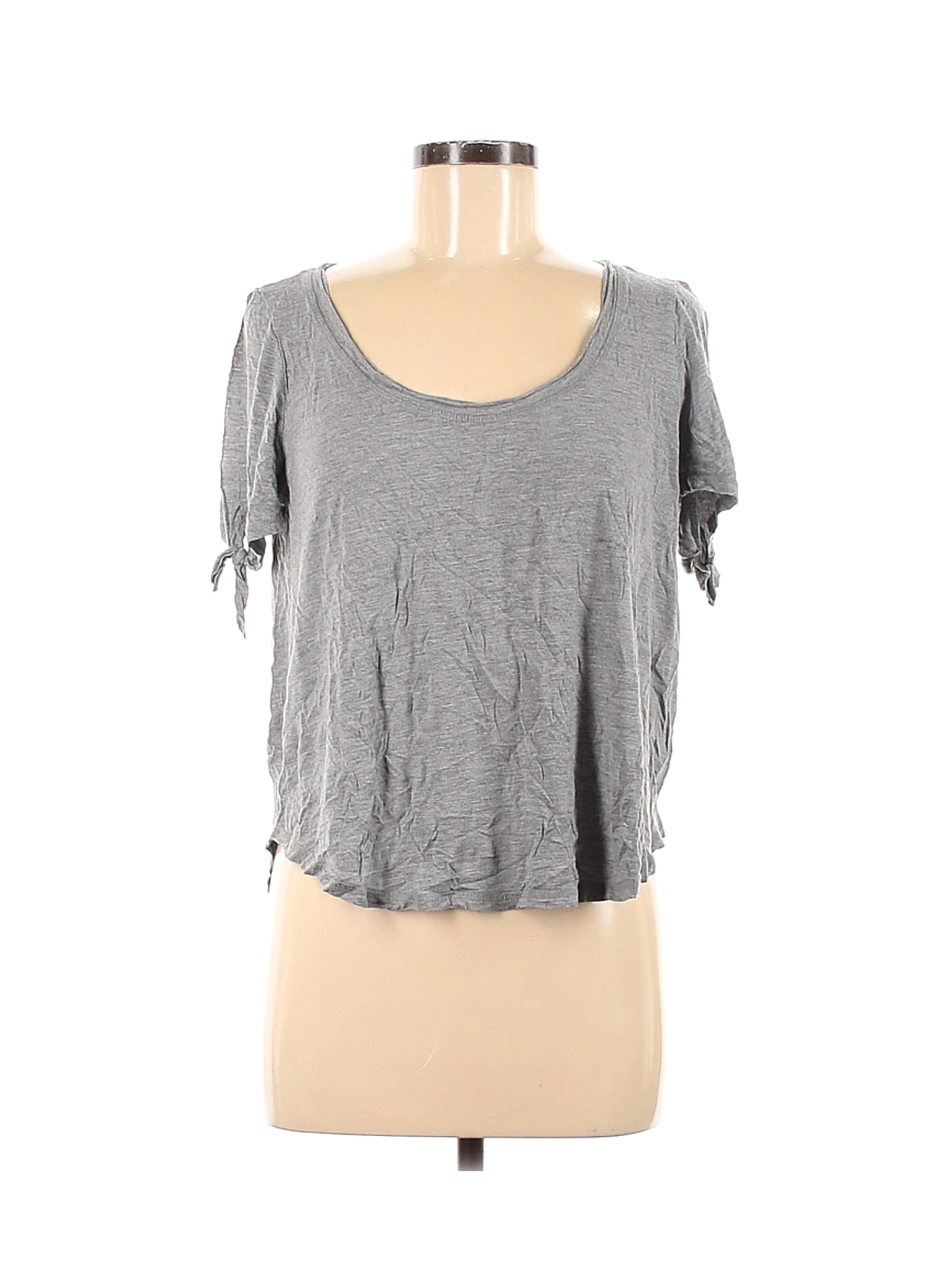 RACHEL Rachel Roy Women Gray Short Sleeve Top M | eBay