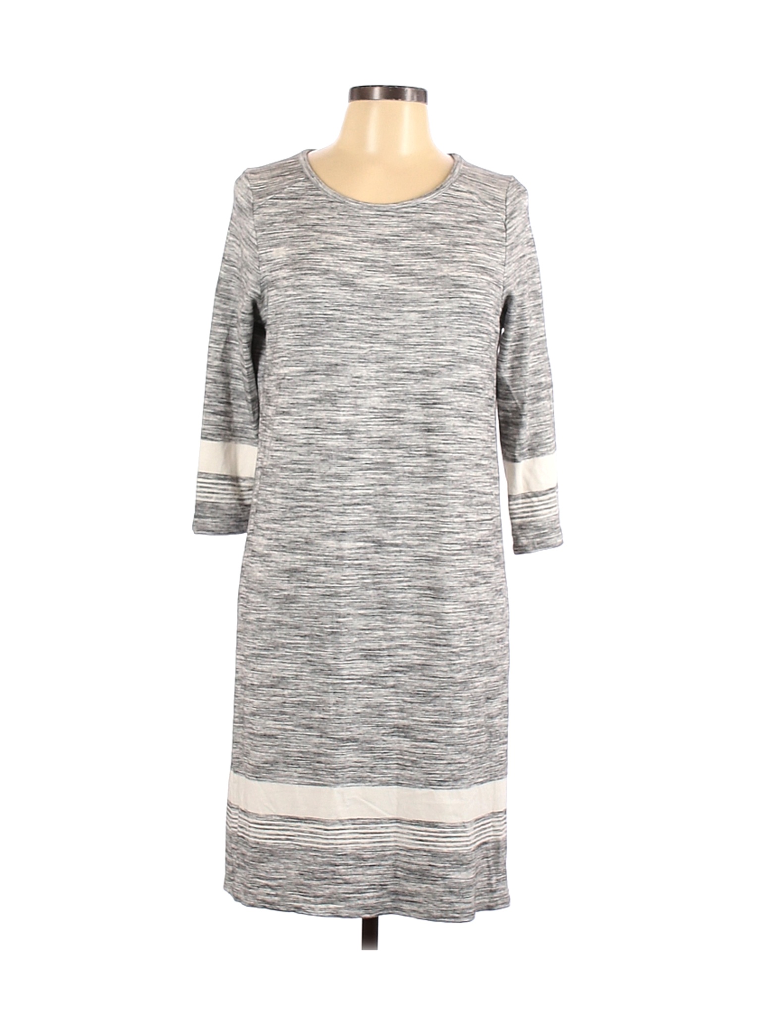 Hilary Radley Women Gray Casual Dress L | eBay