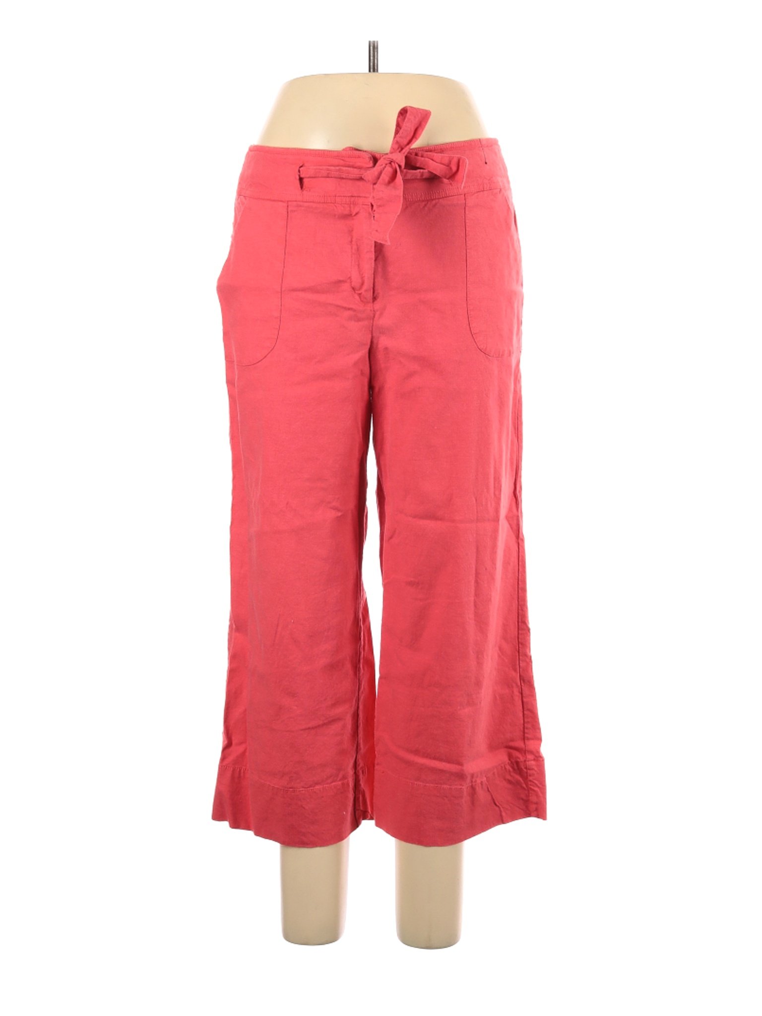 New York & Company Women Pink Linen Pants 12 | eBay