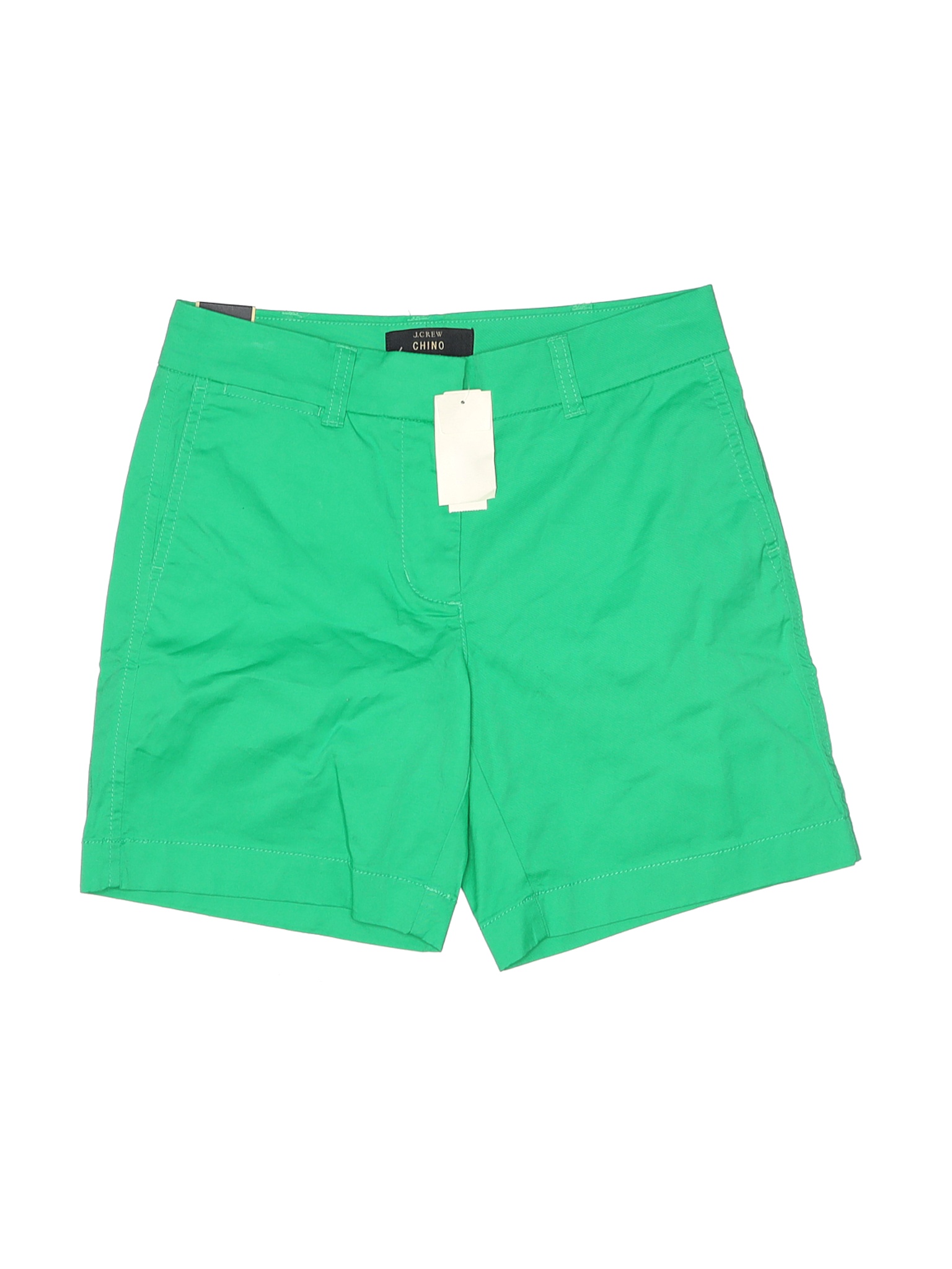 NWT J.Crew Women Green Khaki Shorts 00 | eBay