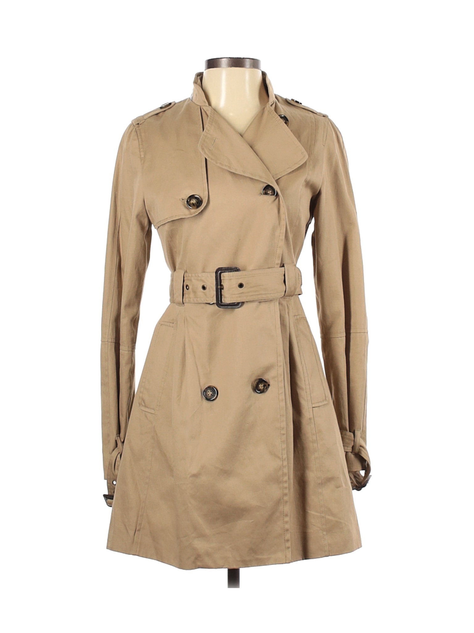 H&M Women Brown Trenchcoat 4 | eBay