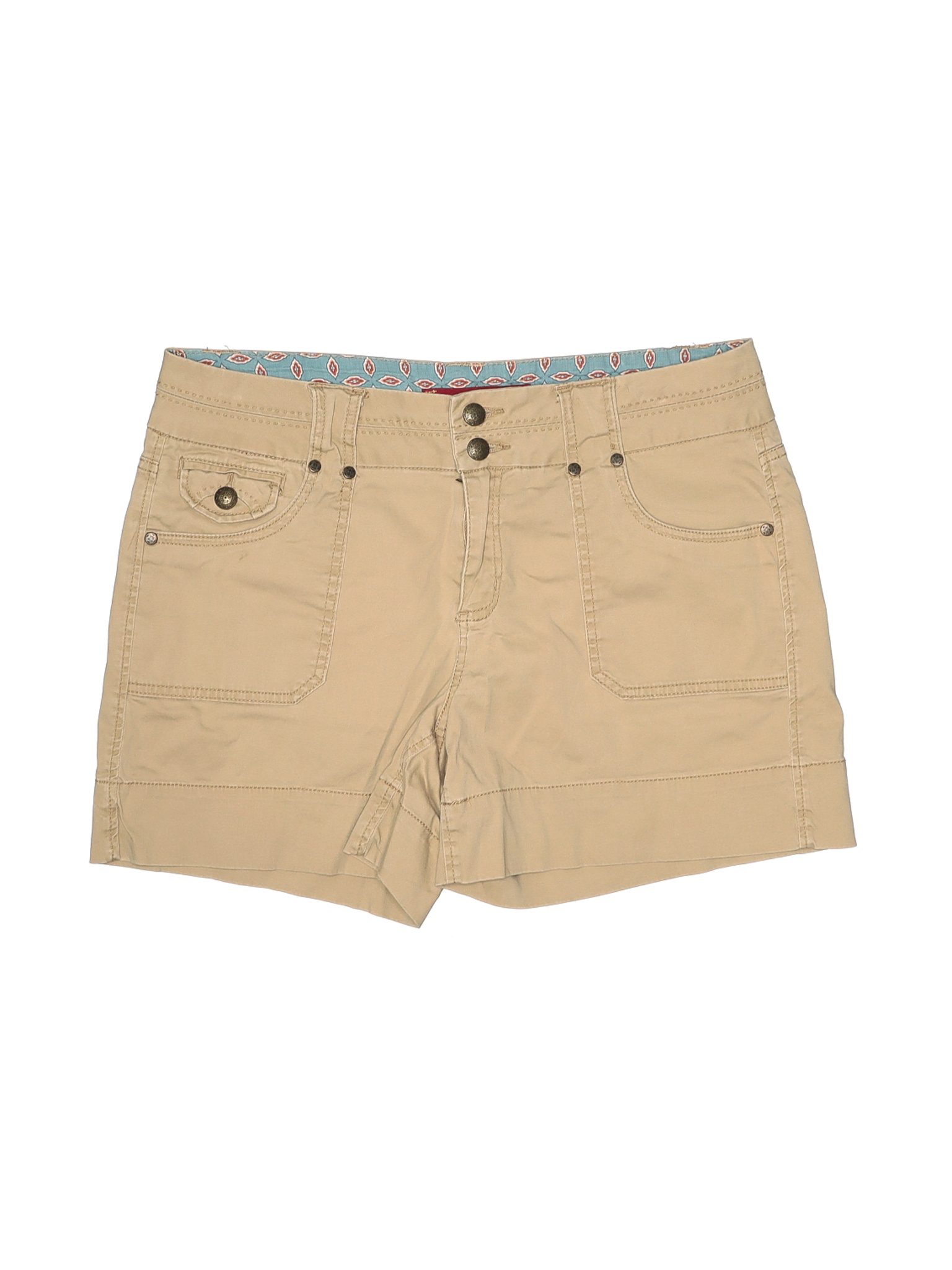 One 5 One Women Brown Shorts 14 | eBay