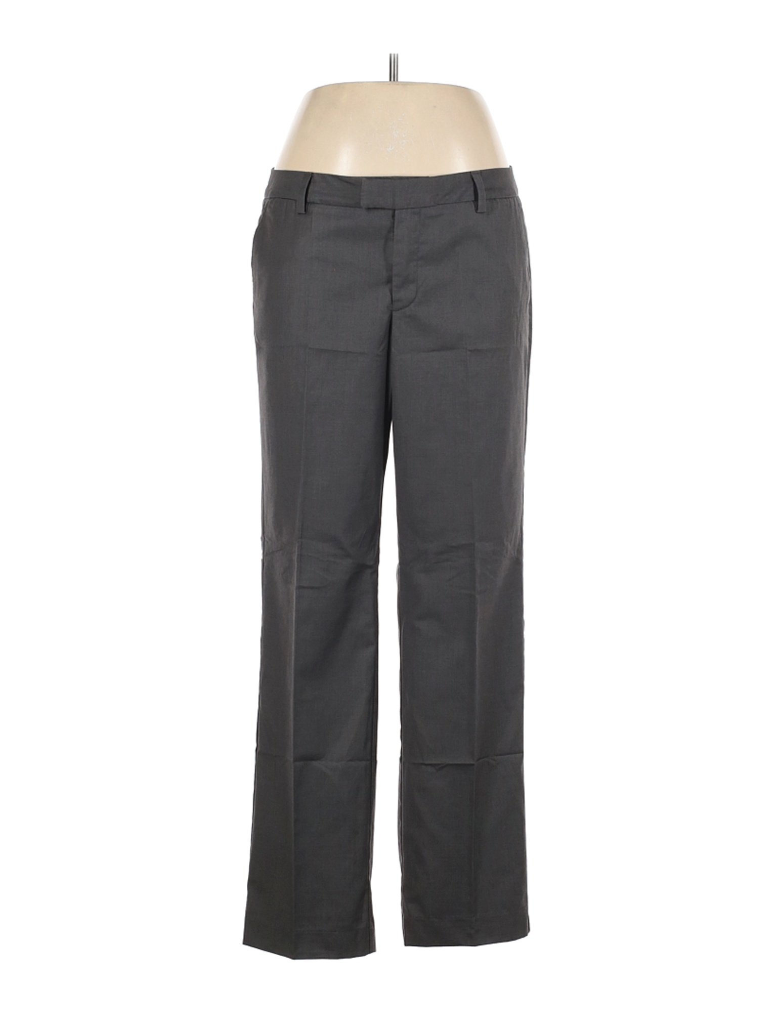 Lands' End Women Gray Dress Pants 12 | eBay