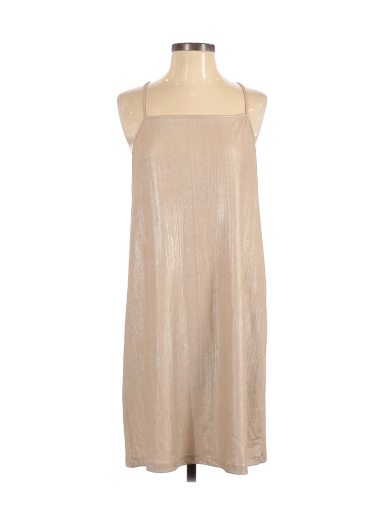 Trafaluc by Zara 100% Polyester Solid Tan Casual Dress Size S - 75% off ...