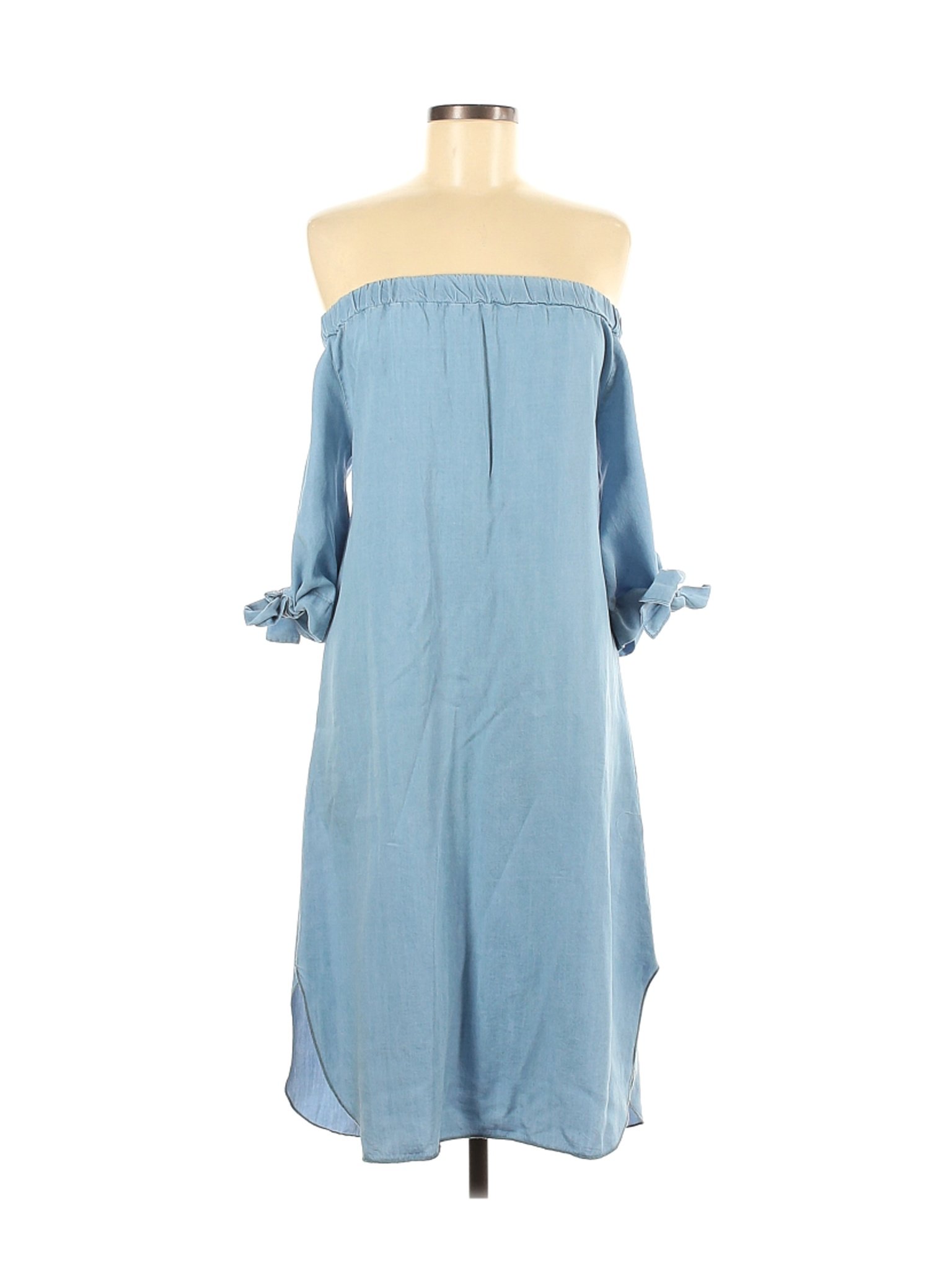 NWT Angela Mara Women Blue Casual Dress S | eBay