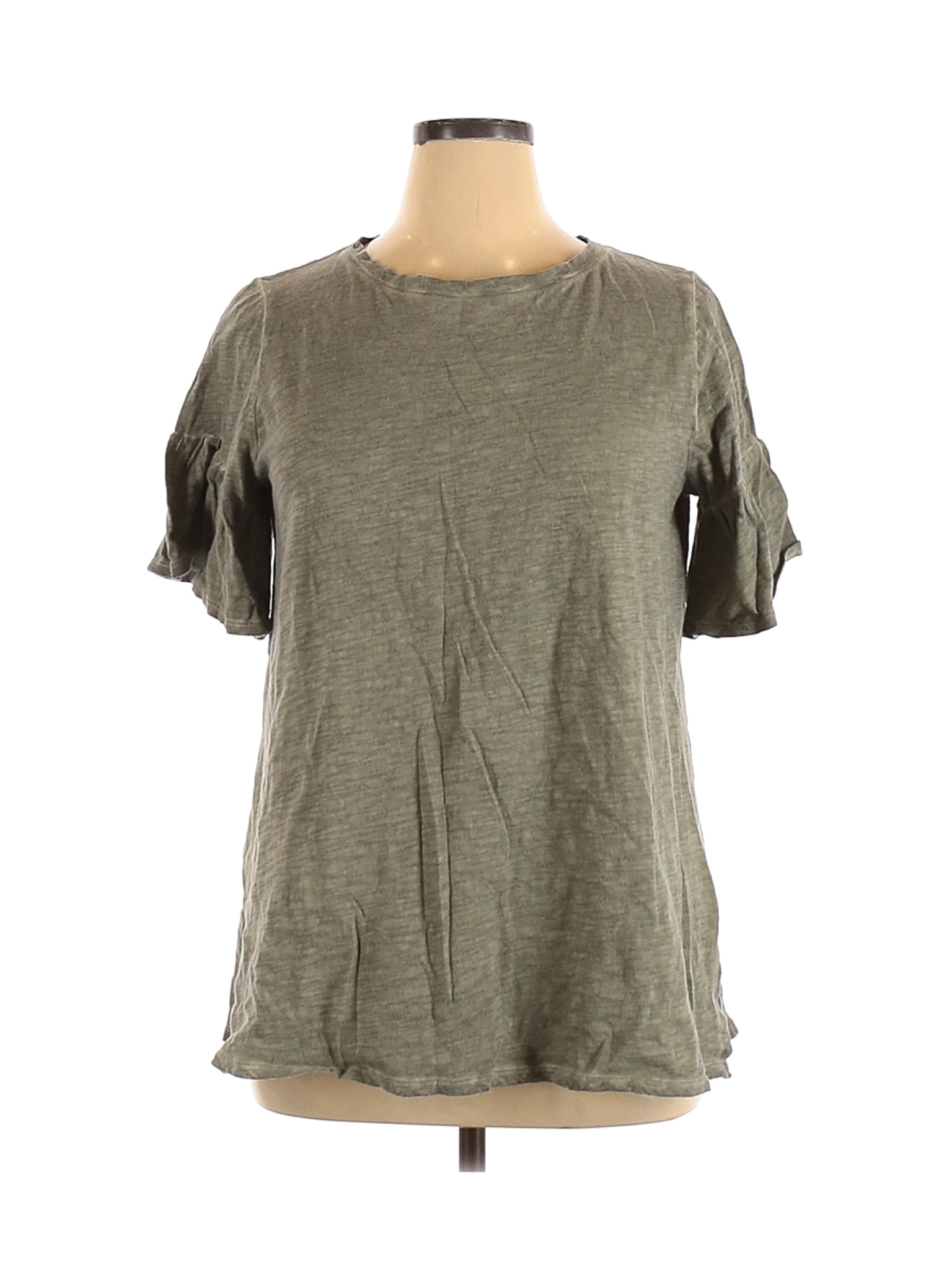 Lane Bryant Women Green Short Sleeve T-Shirt 14 Plus | eBay