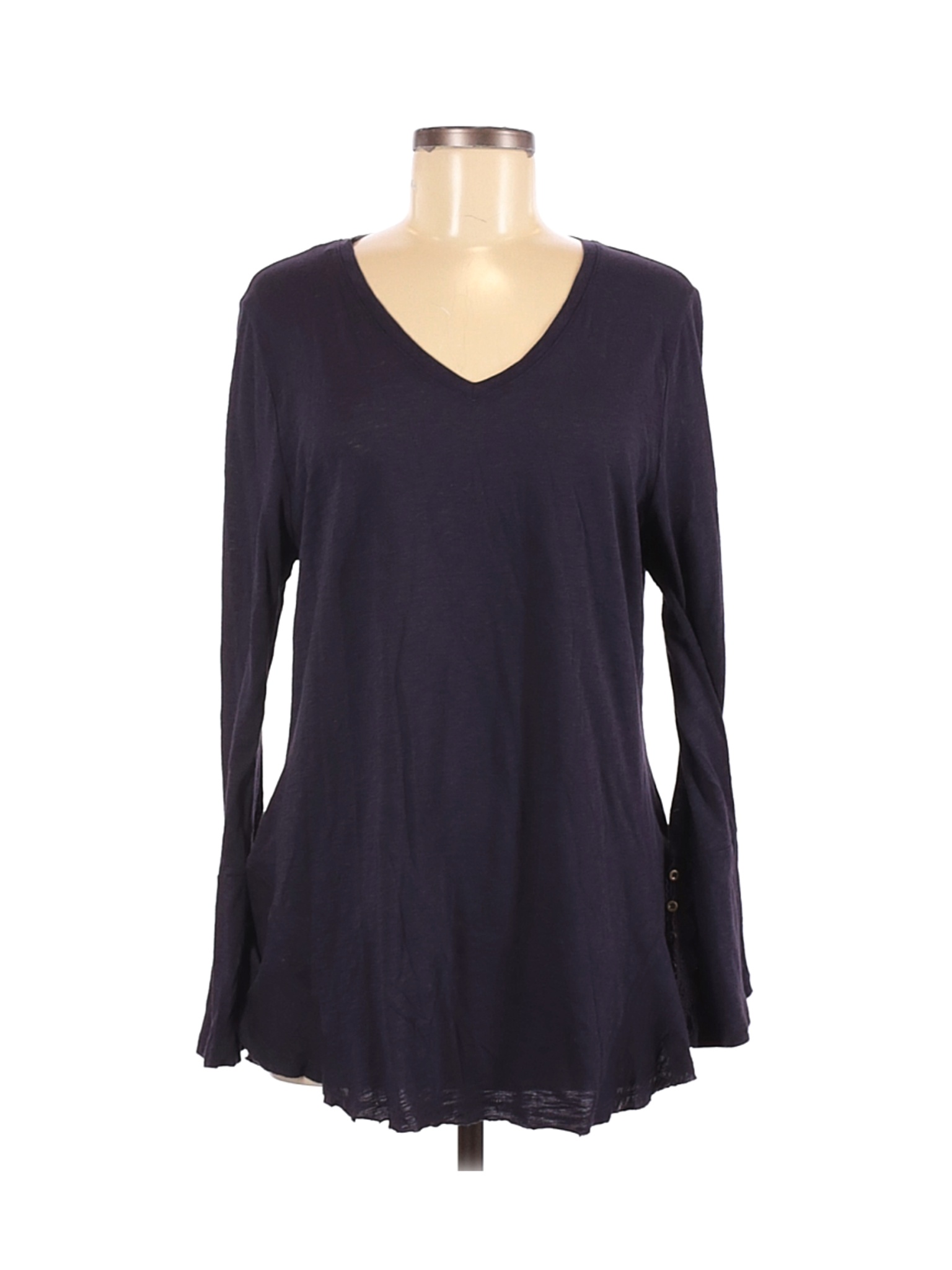Style&Co Women Purple Long Sleeve T-Shirt L | eBay