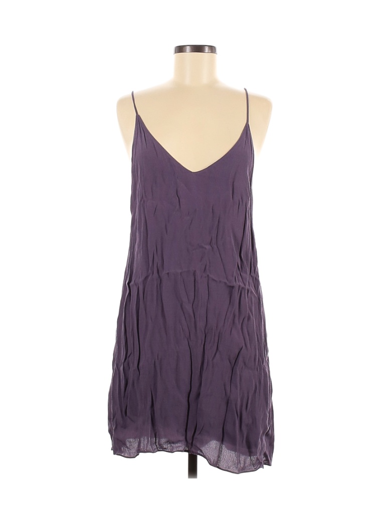 Wilfred Free 100% Rayon Solid Purple Casual Dress Size M - 67% off ...