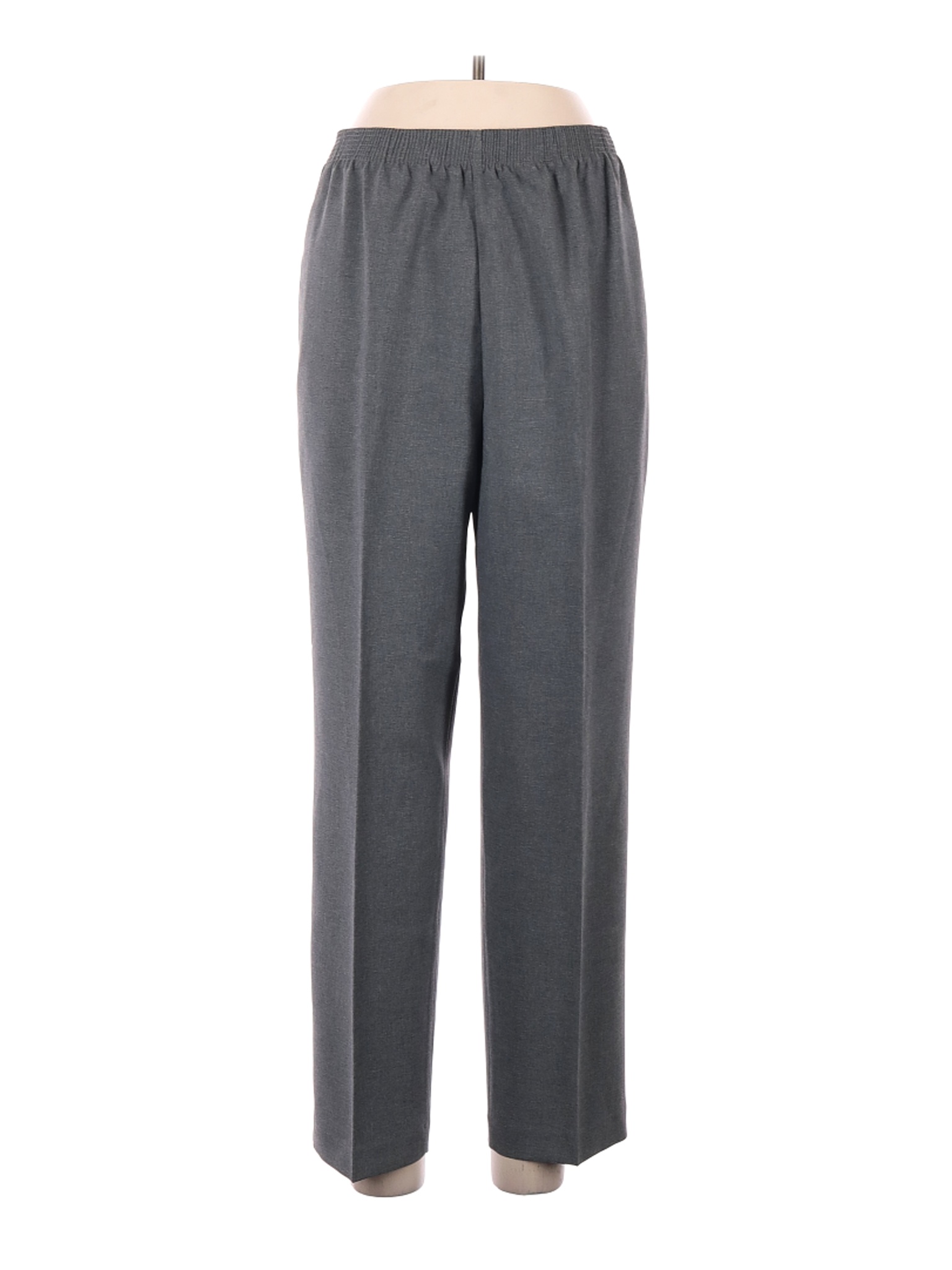 NWT Alia Women Gray Casual Pants 12 | eBay