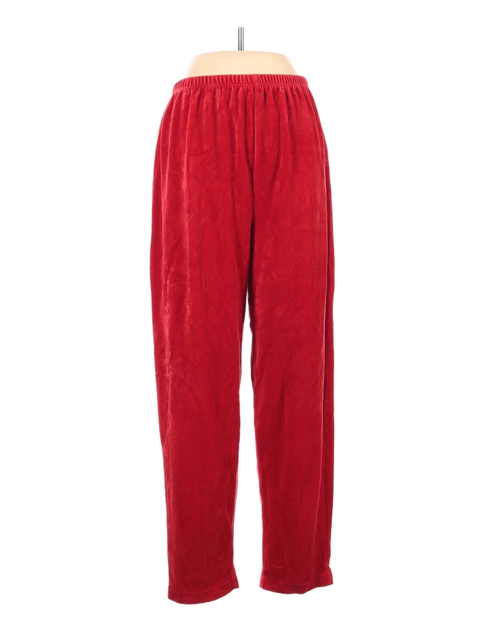 red casual pants