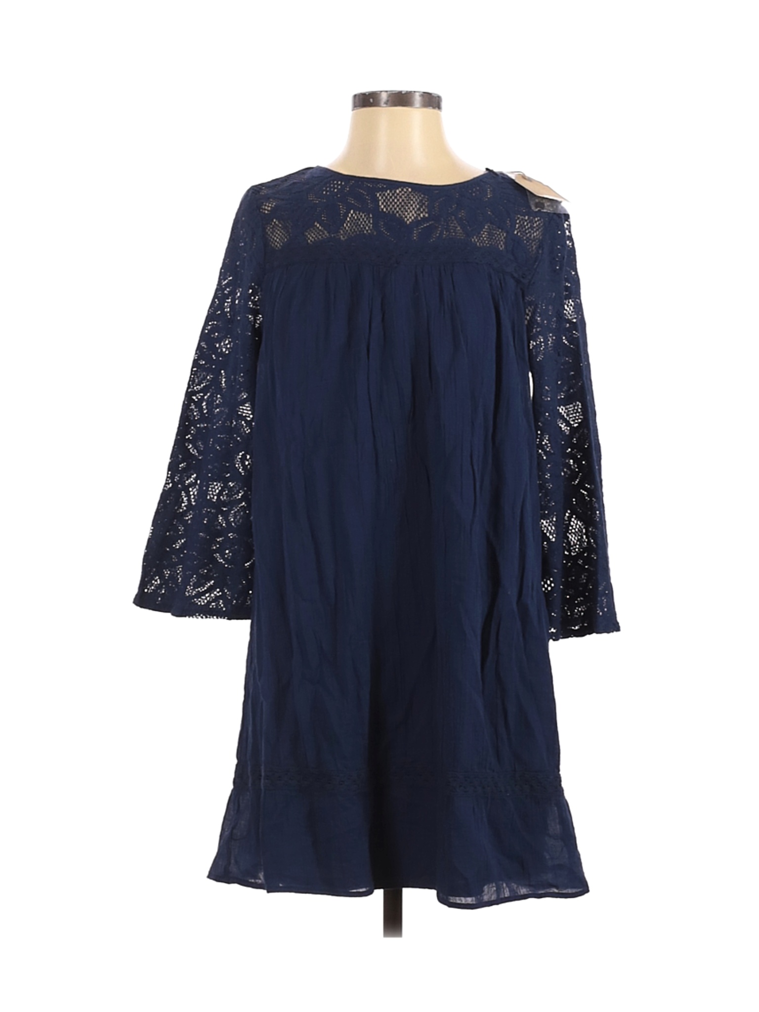 NWT True Craft Women Blue Casual Dress S | eBay