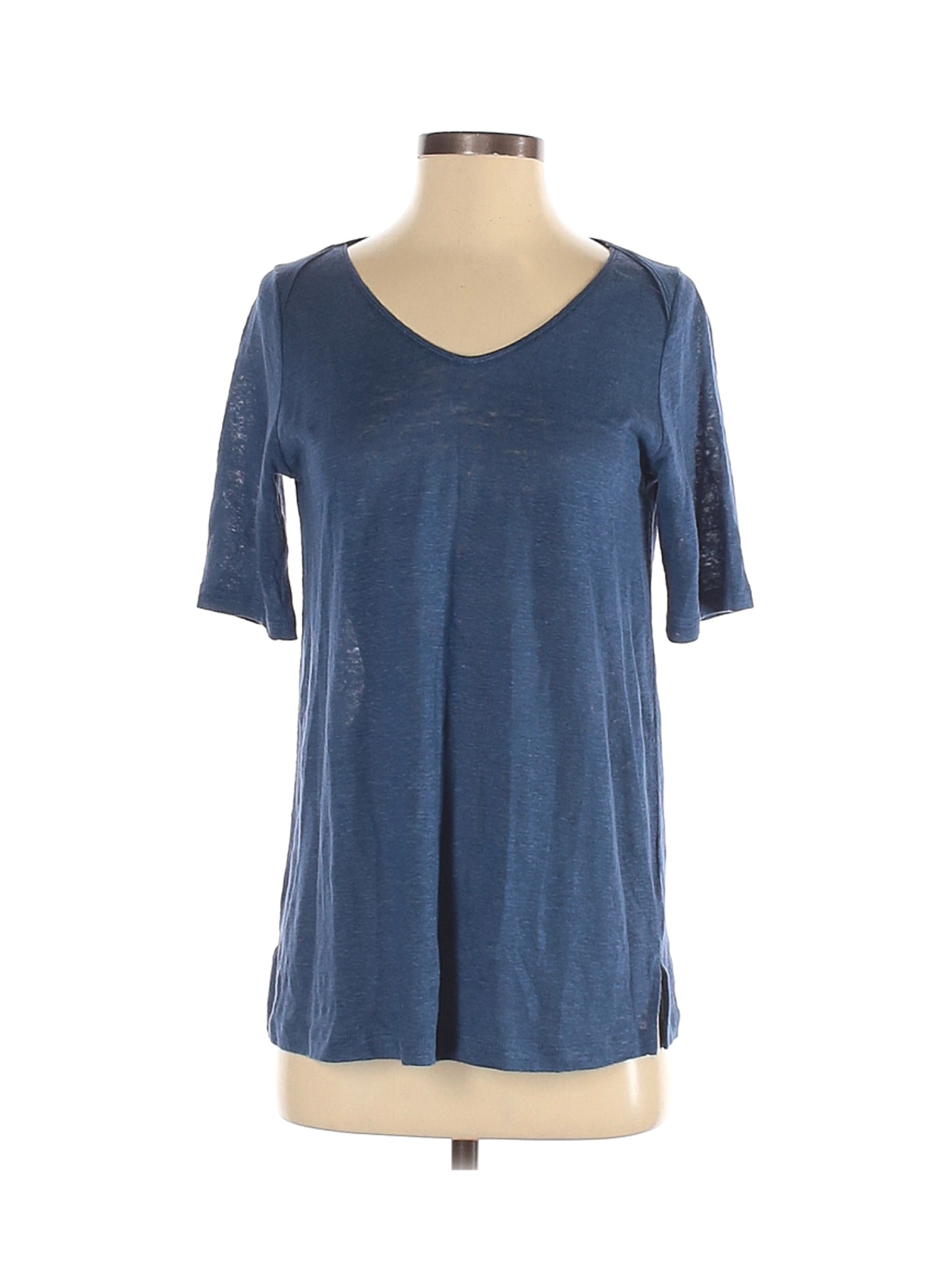 J.Jill Women Blue Short Sleeve T-Shirt XS | eBay