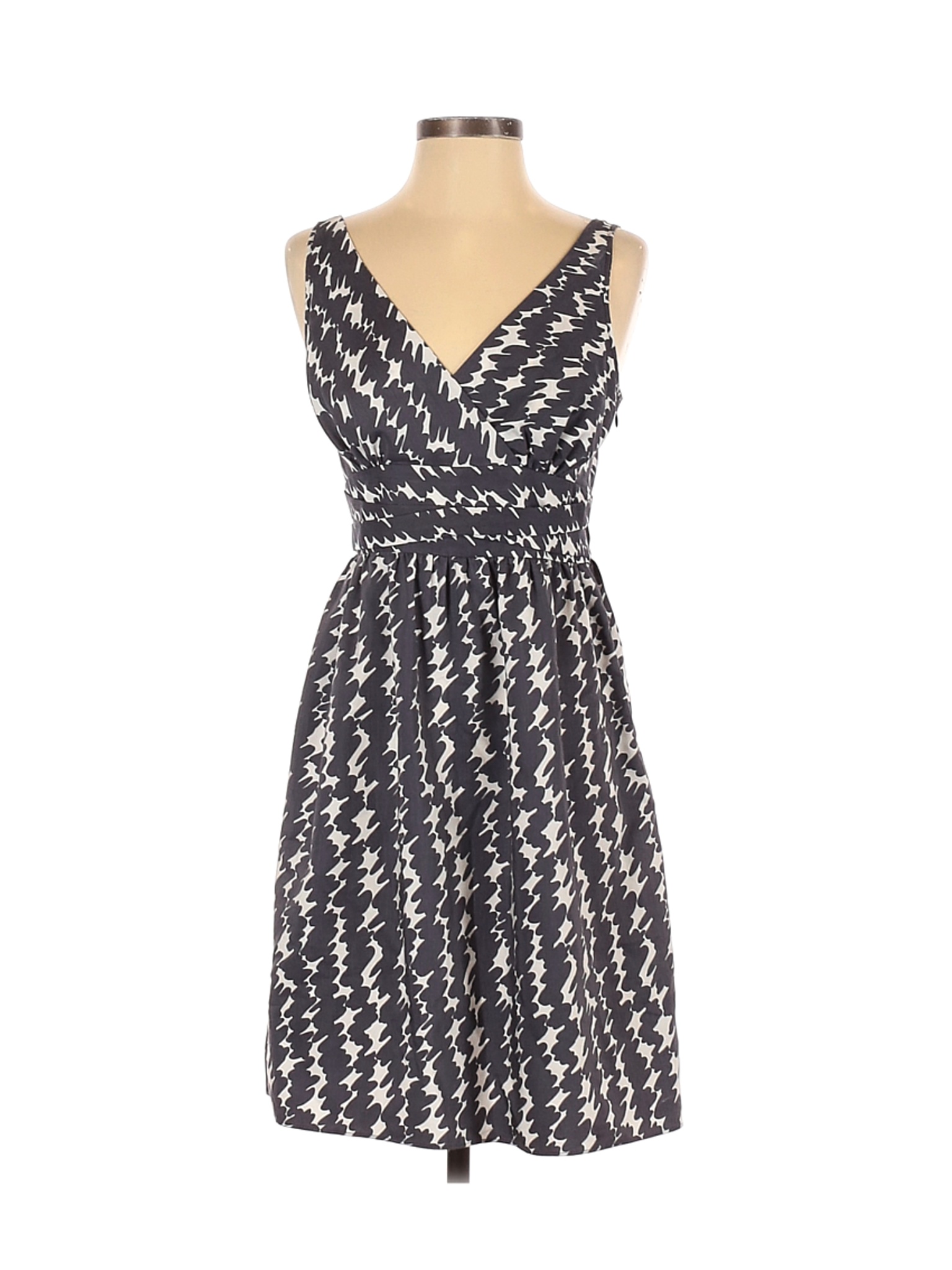 Ann Taylor Women Gray Casual Dress 4 Petites | eBay