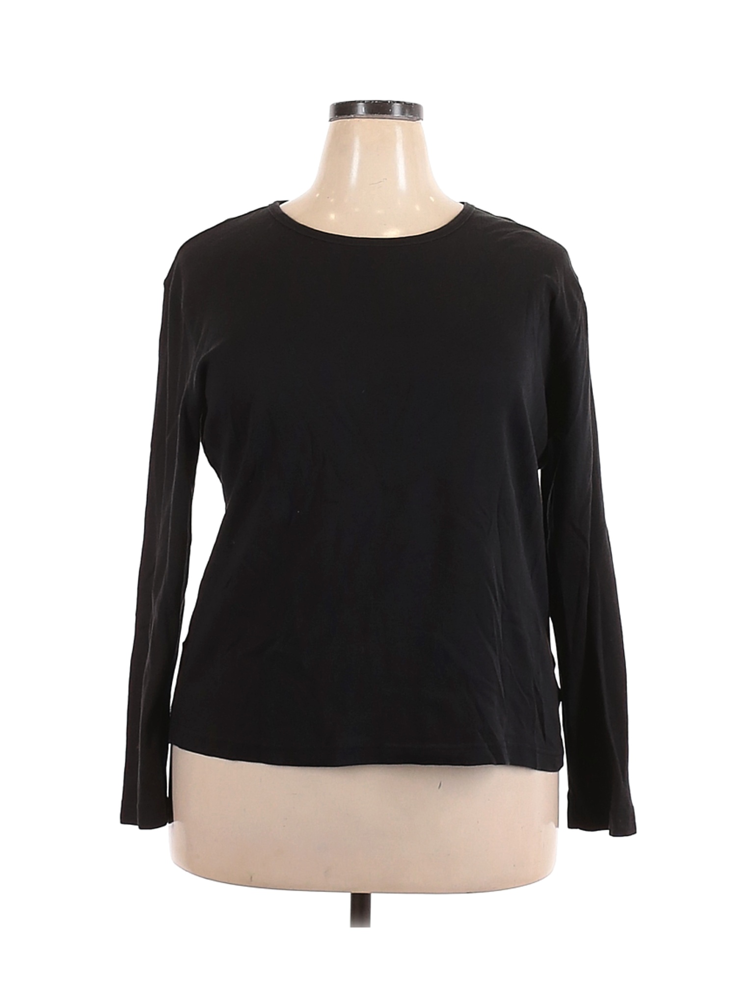 Eddie Bauer Women Black Long Sleeve T-Shirt XXL | eBay