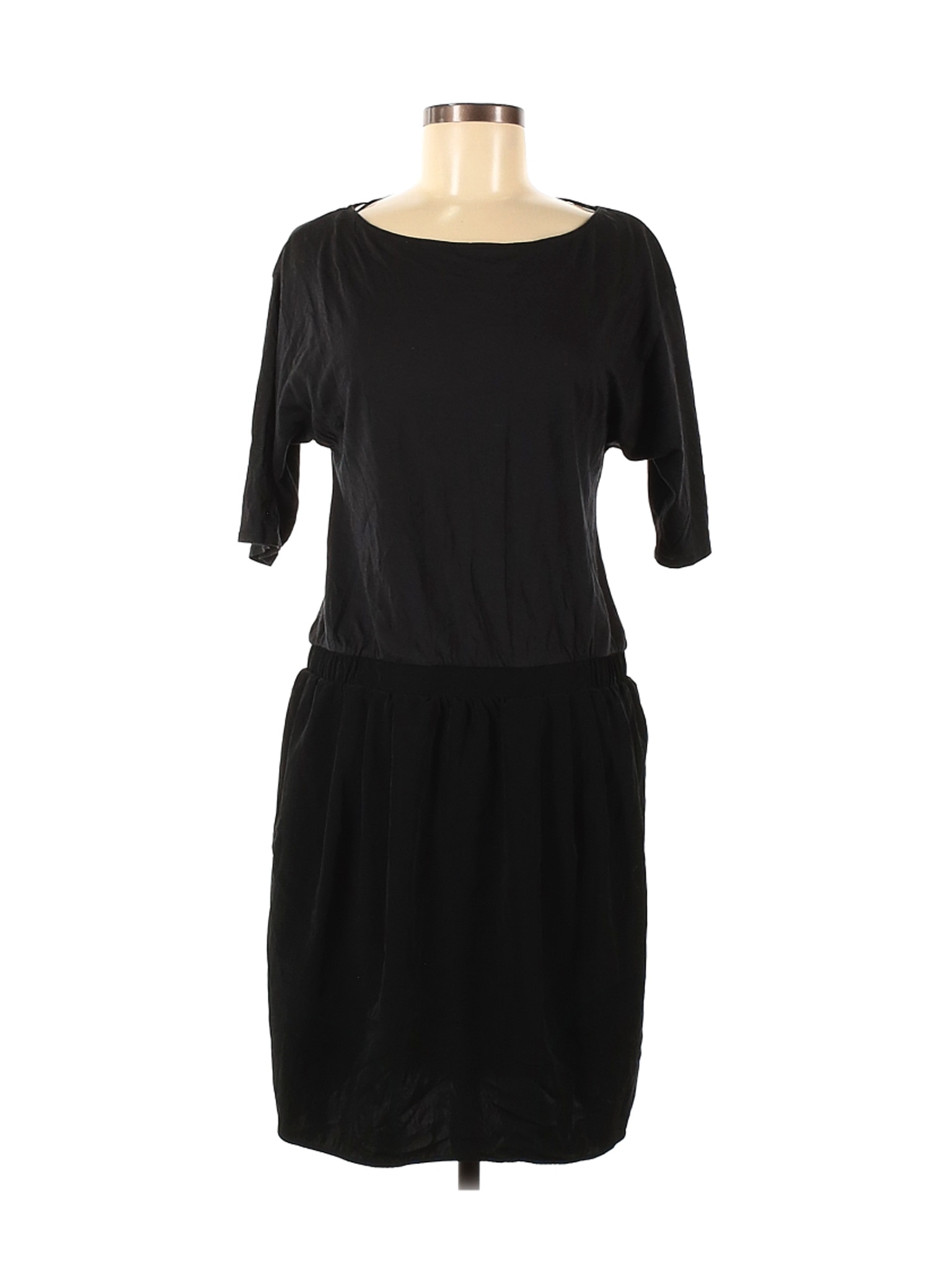 Uniqlo Women Black Casual Dress M | eBay