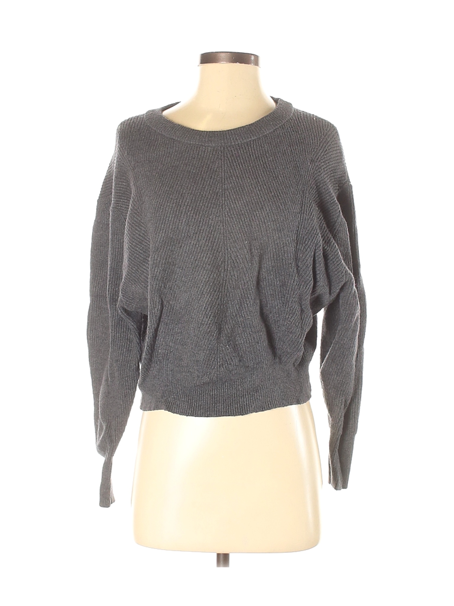 Zara Women Gray Pullover Sweater S | eBay