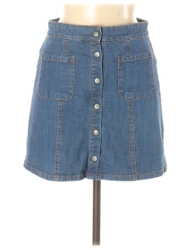 Blue Rain Denim Skirt (view 1)