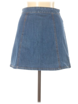 Blue Rain Denim Skirt (view 2)