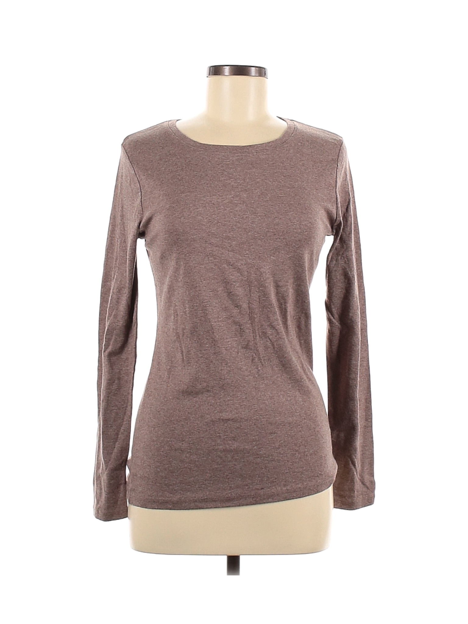 A New Day Women Brown Long Sleeve T-Shirt M | eBay