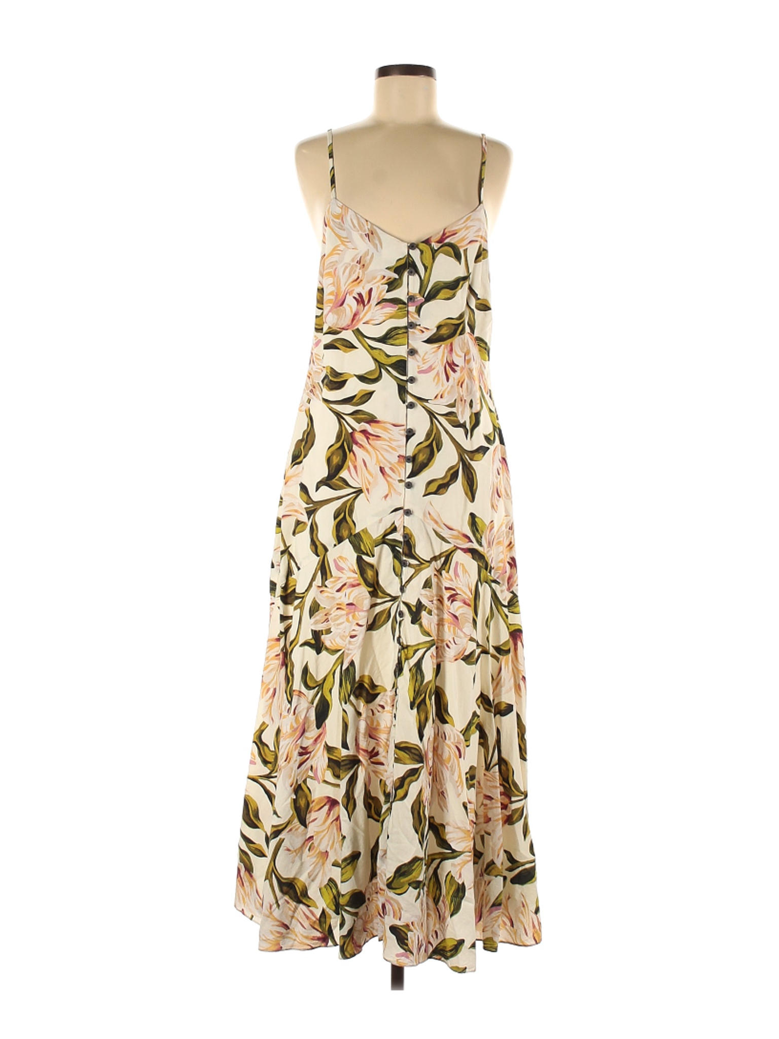 Mara Hoffman Floral Multi Color Ivory Casual Dress Size M - 42% off ...