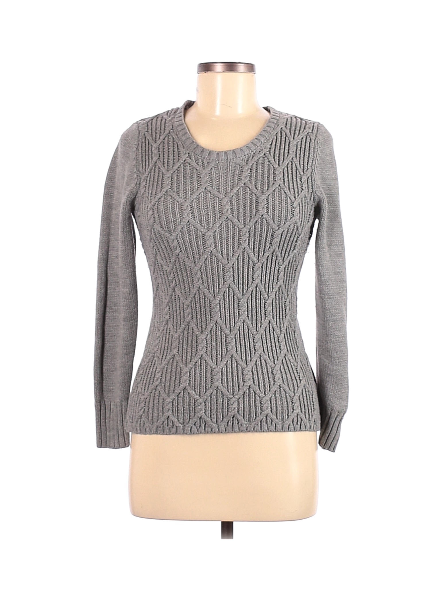 Notations Women Gray Pullover Sweater M Petites | eBay