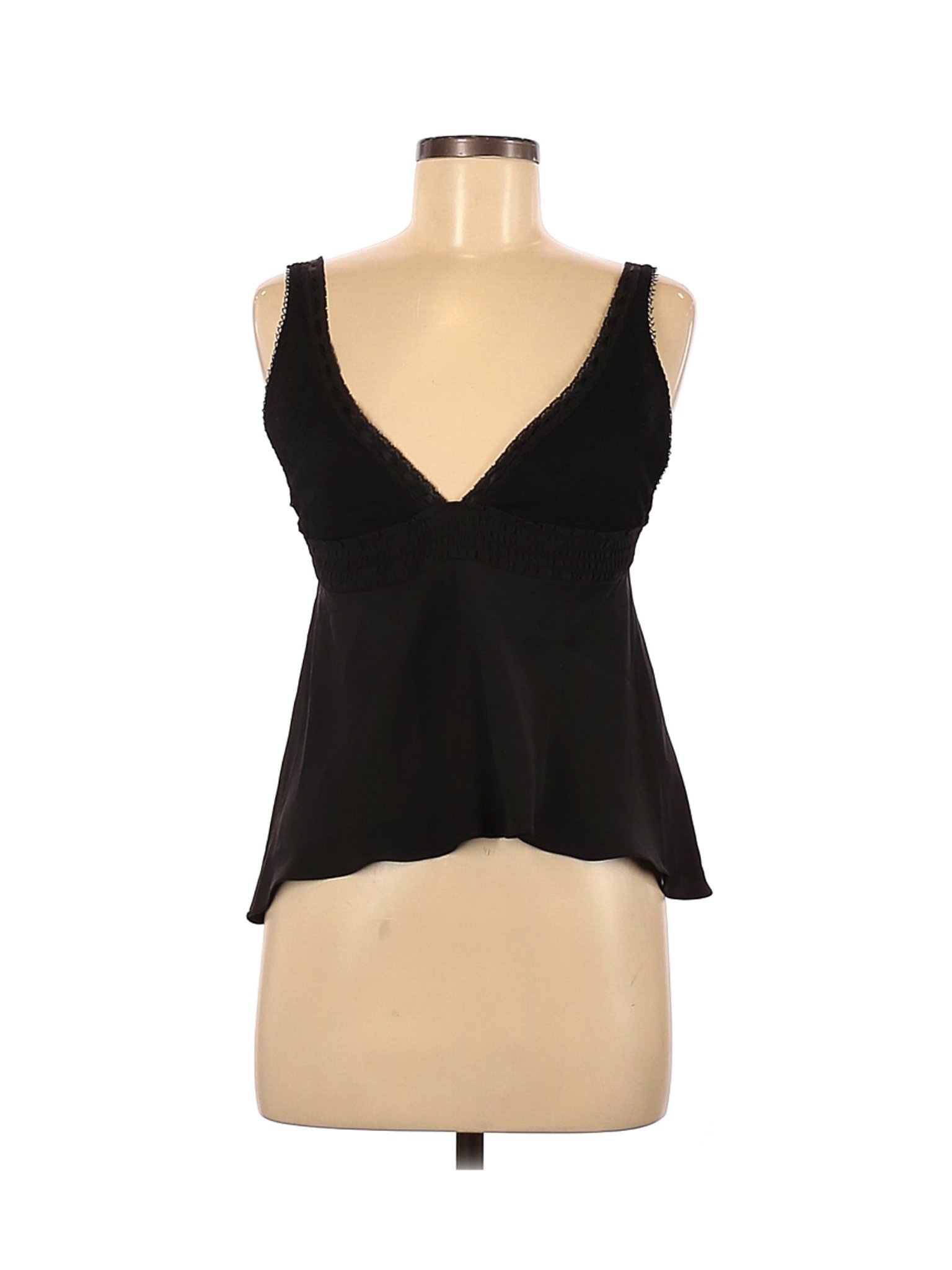 Emporio Armani Women Black Sleeveless Silk Top 6 | eBay