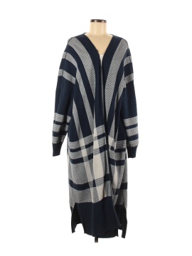 Mother of Pearl Navy White Cardi Coat