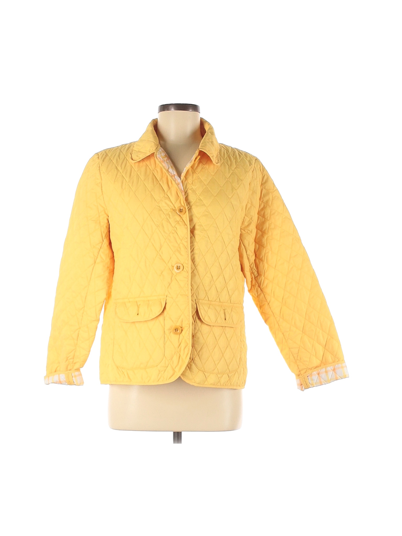 Lands' End Women Yellow Jacket M eBay