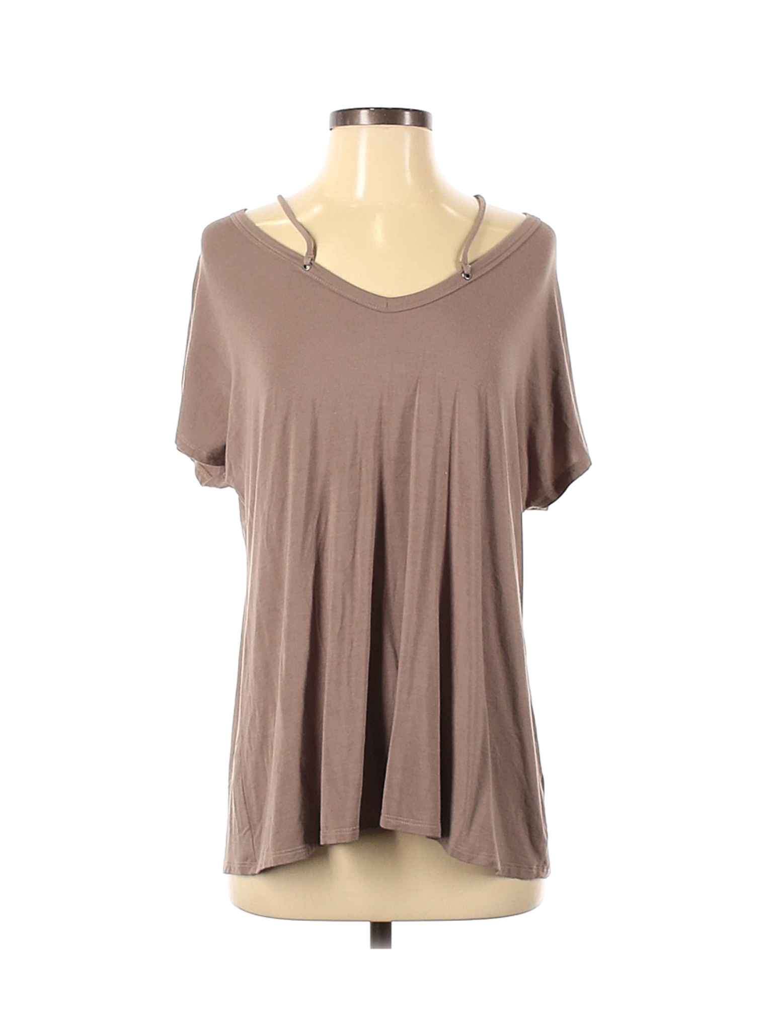 MTS Women Brown Short Sleeve T-Shirt S | eBay