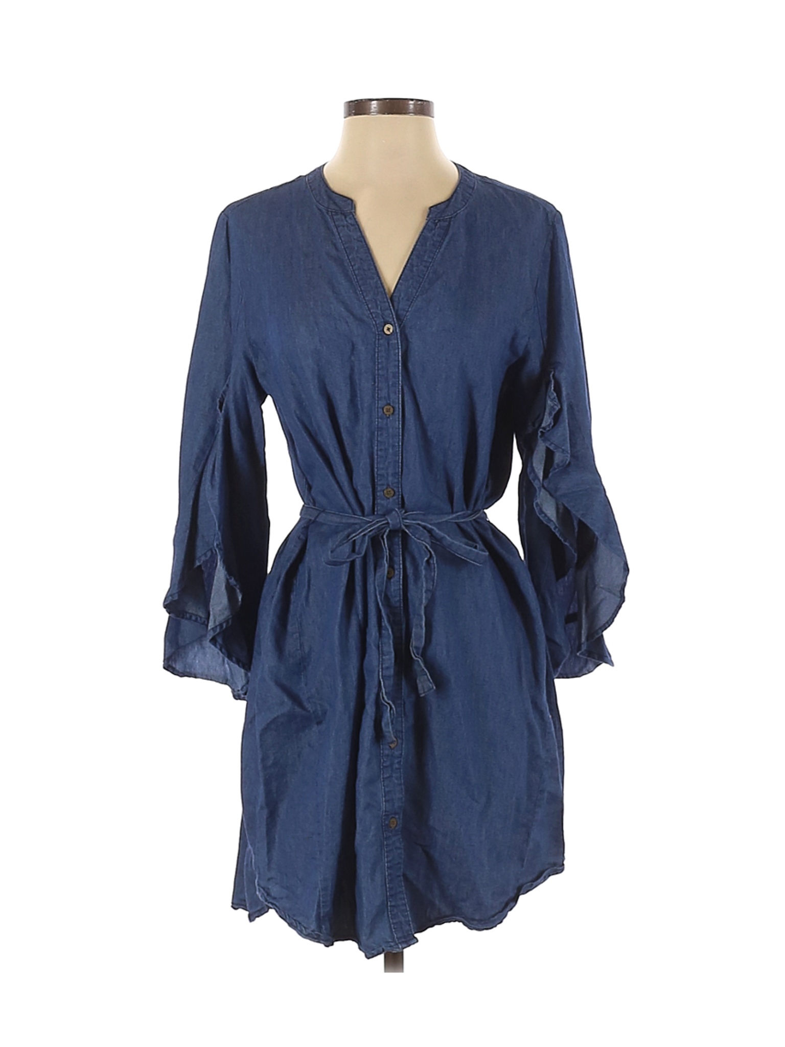 Given Kale Women Blue Casual Dress S | eBay