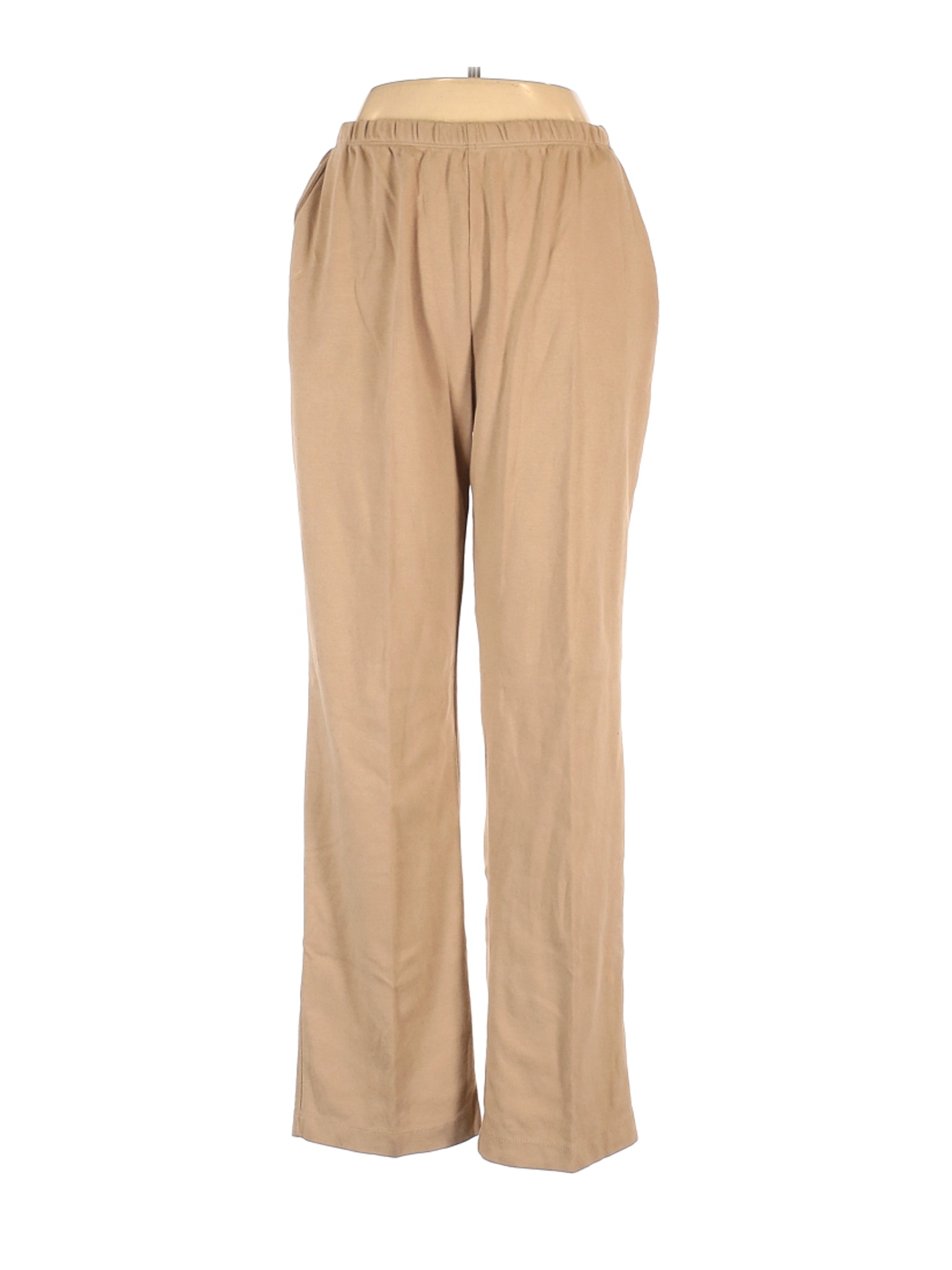 Lands' End Women Brown Casual Pants M | eBay