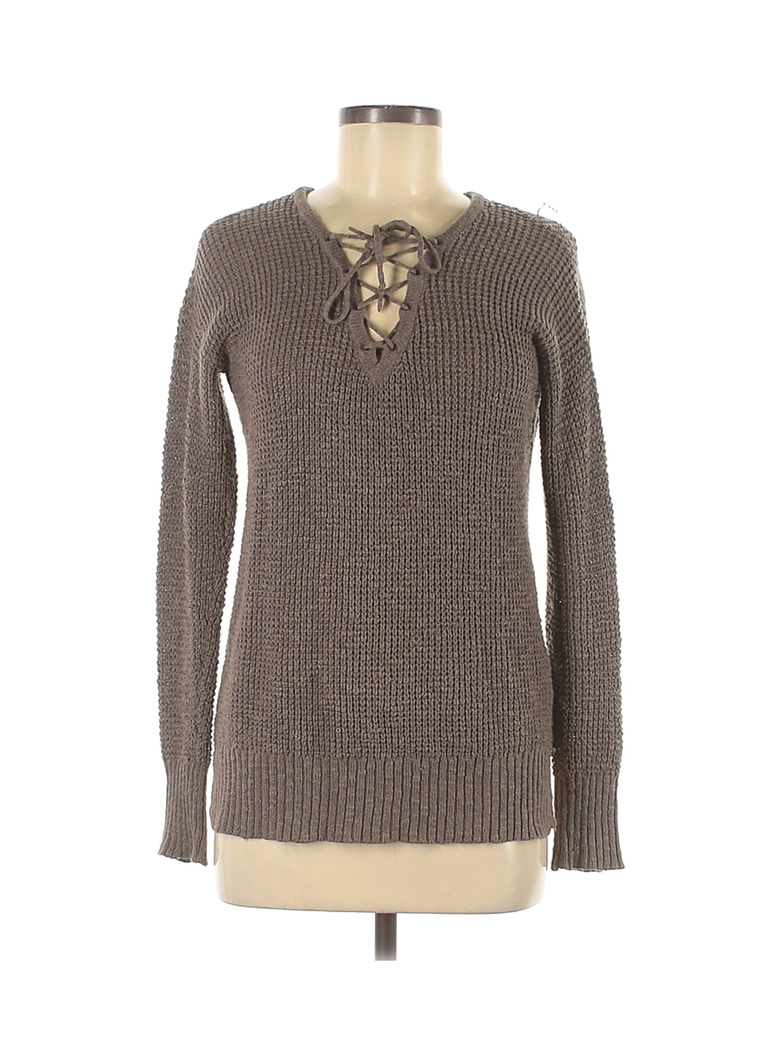 American Eagle Outfitters Women Brown Pullover Sweater XS Tall eBay