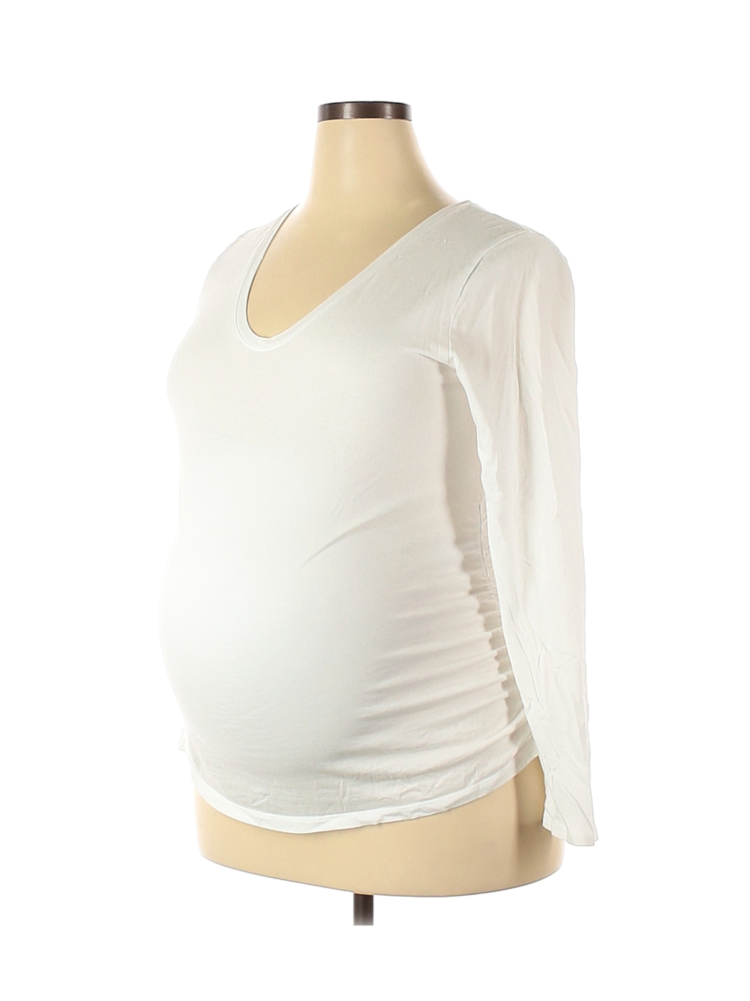 maternity white tee