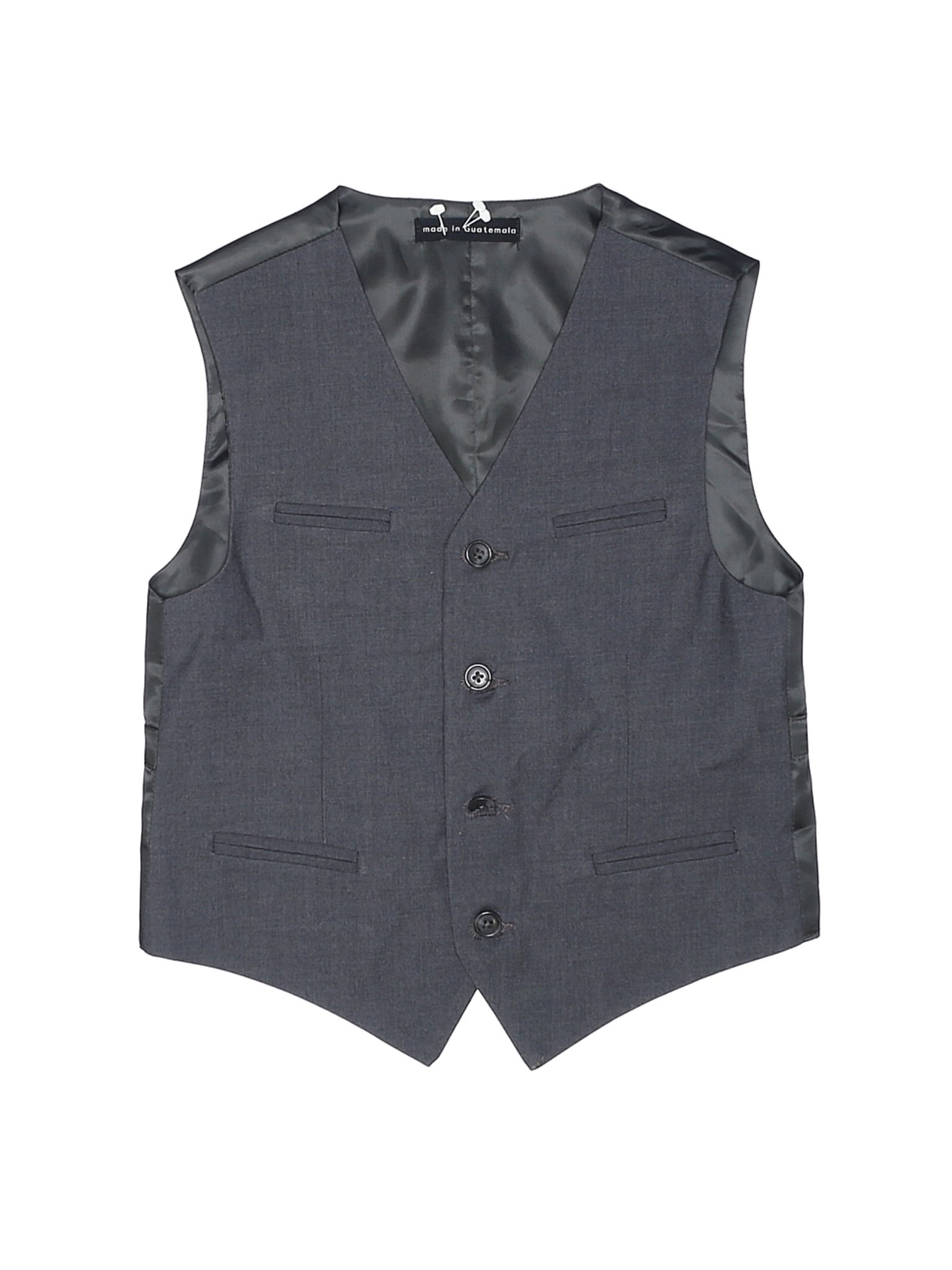 Calvin Klein Boys Gray Tuxedo Vest 10 | eBay