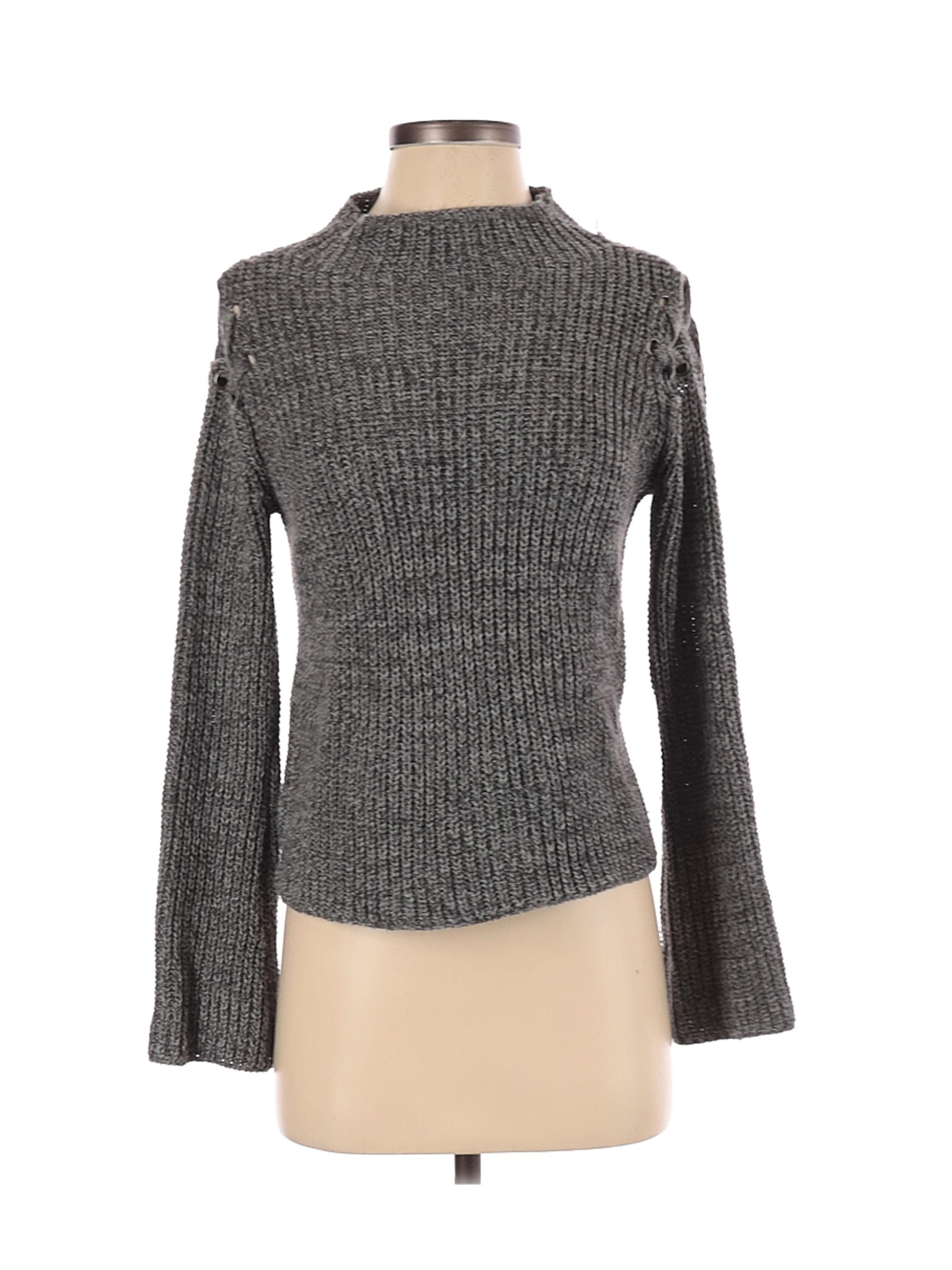 John & Jenn Women Gray Turtleneck Sweater XS | eBay