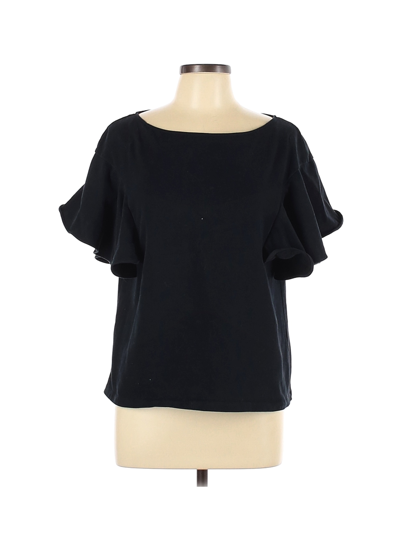 Banana Republic Women Black Short Sleeve Top L | eBay