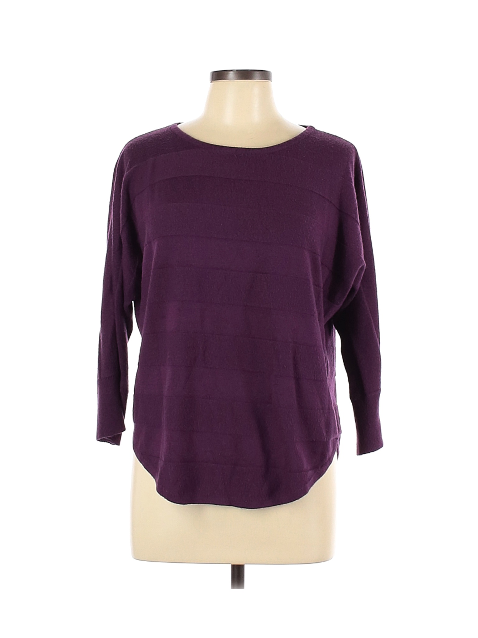 Design History Women Purple Pullover Sweater L | eBay