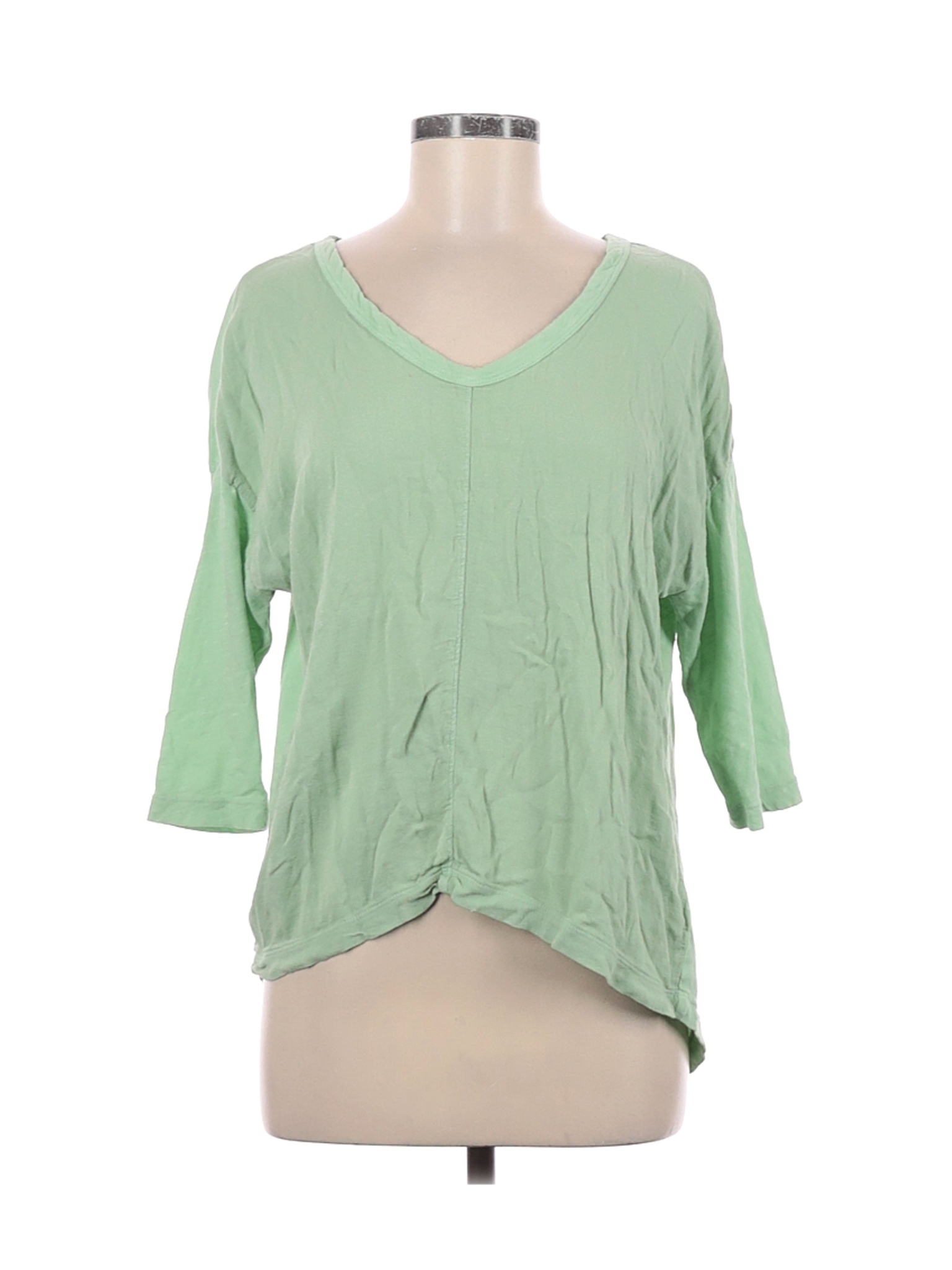 Left of Center Women Green Long Sleeve T-Shirt M | eBay