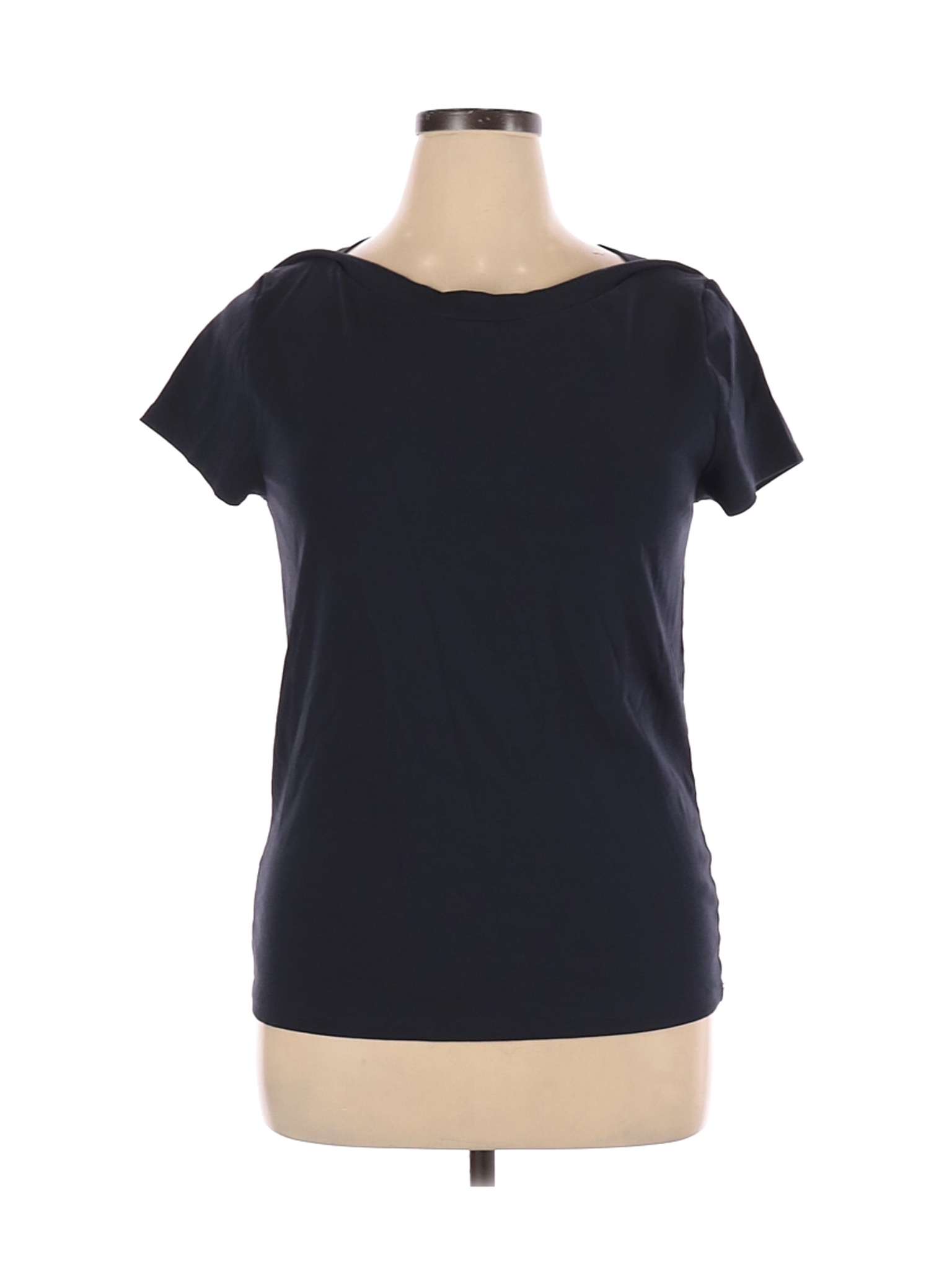 Ann Taylor Women Black Short Sleeve T-Shirt XL | eBay