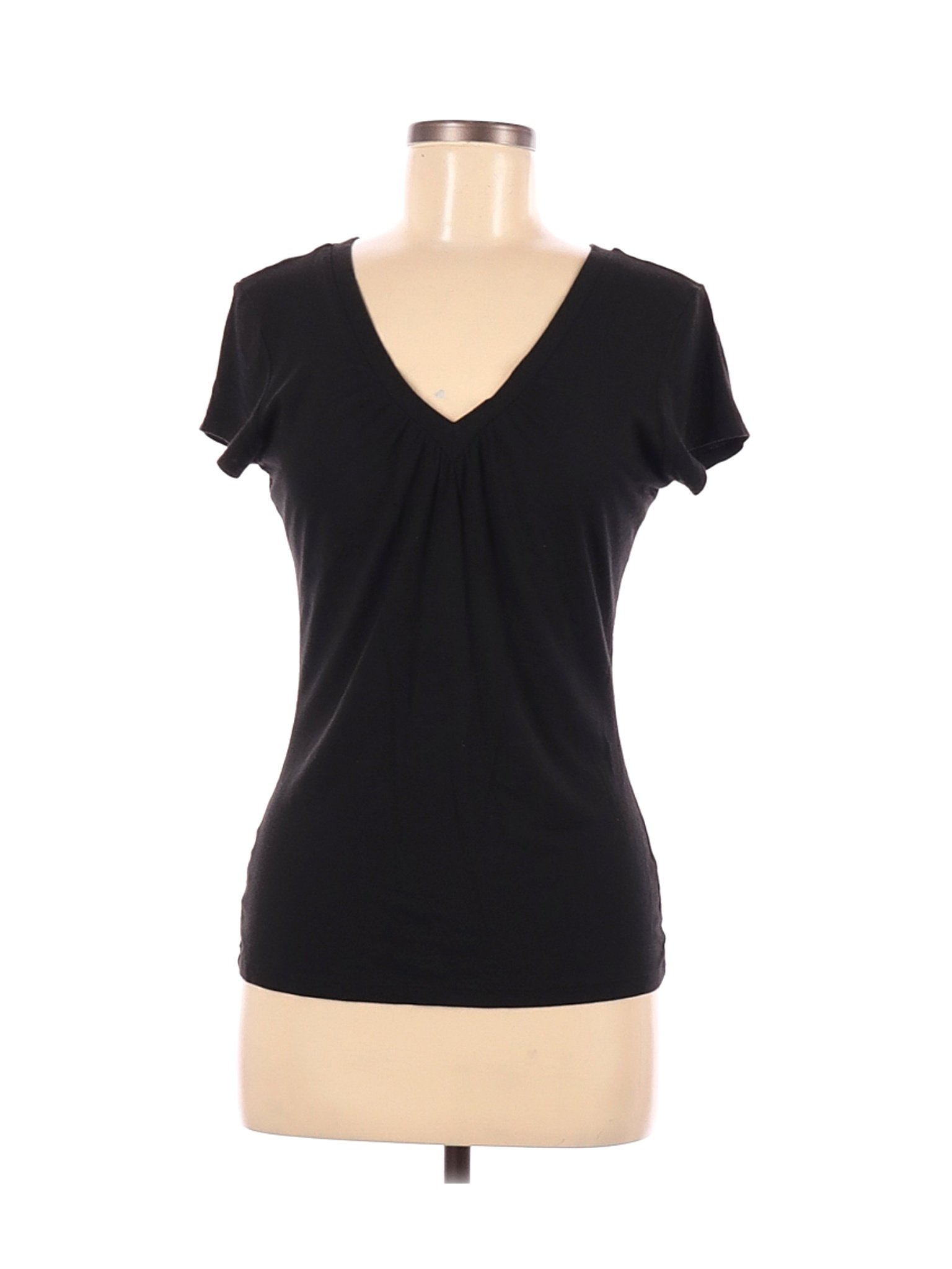 Ann Taylor Women Black Short Sleeve T-Shirt M | eBay