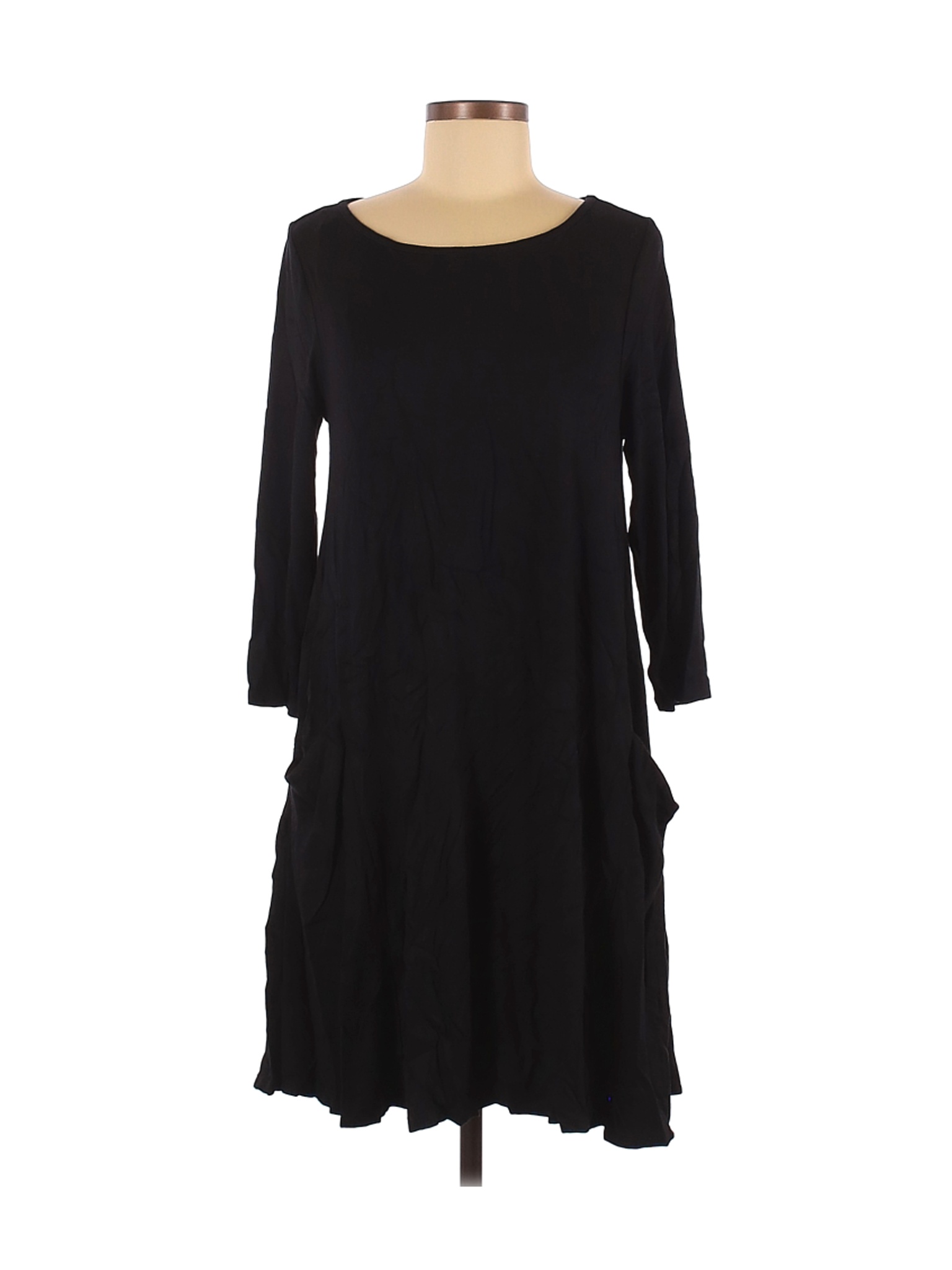 Adrienne Vittadini Women Black Casual Dress M | eBay