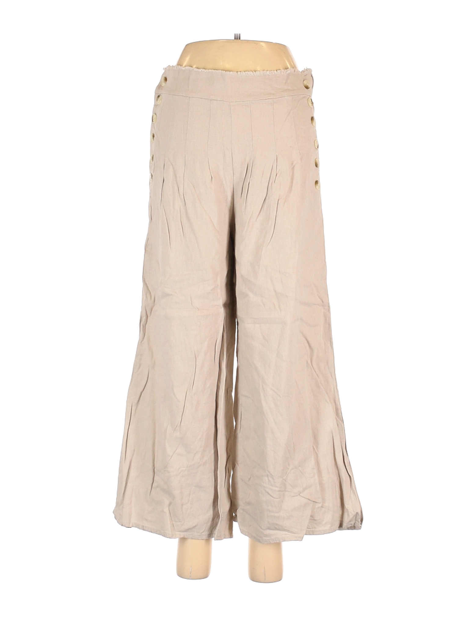 brown linen pants