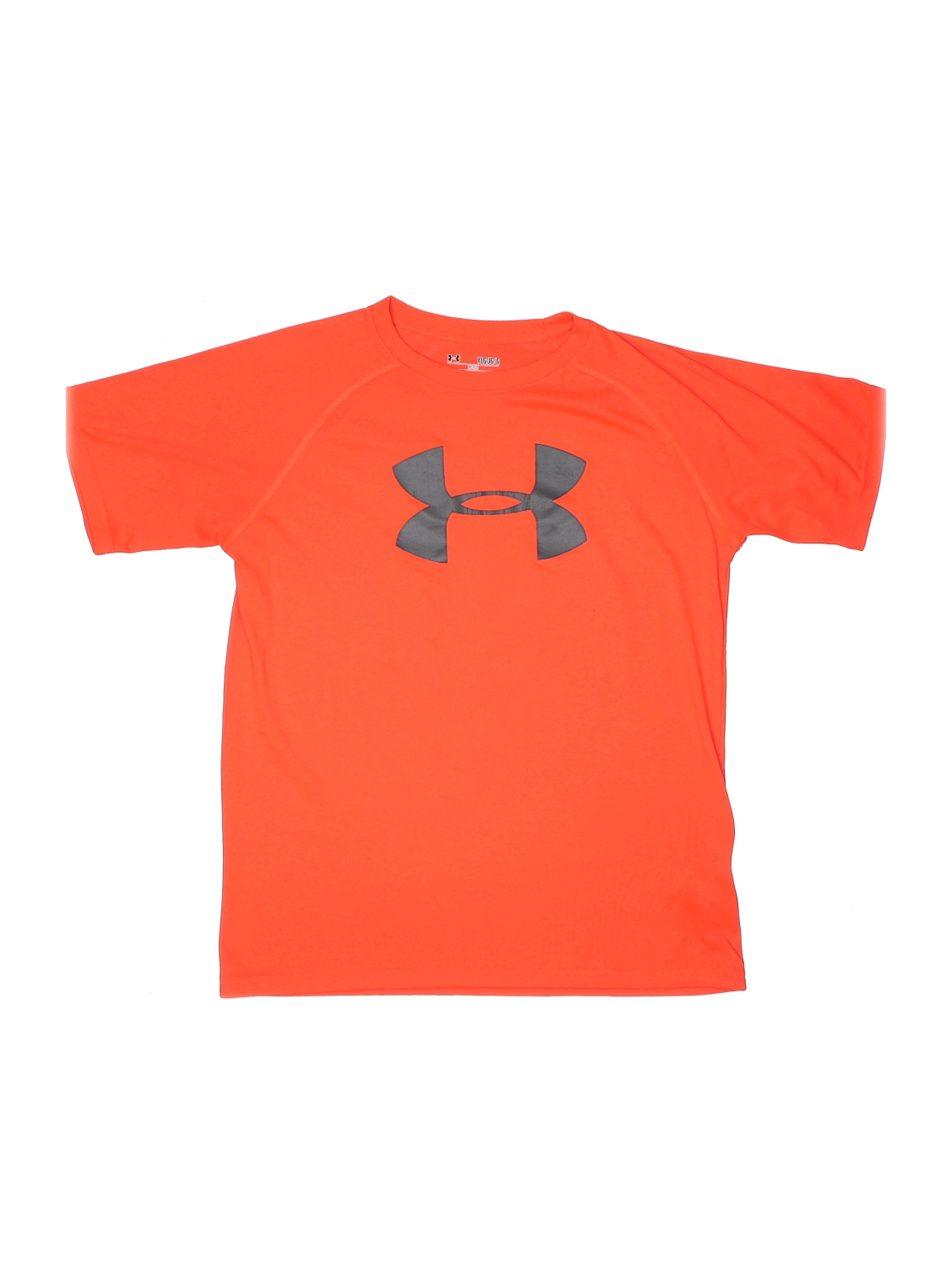 Heat Gear by Under Armour Boys Orange Active T-Shirt L Youth | eBay