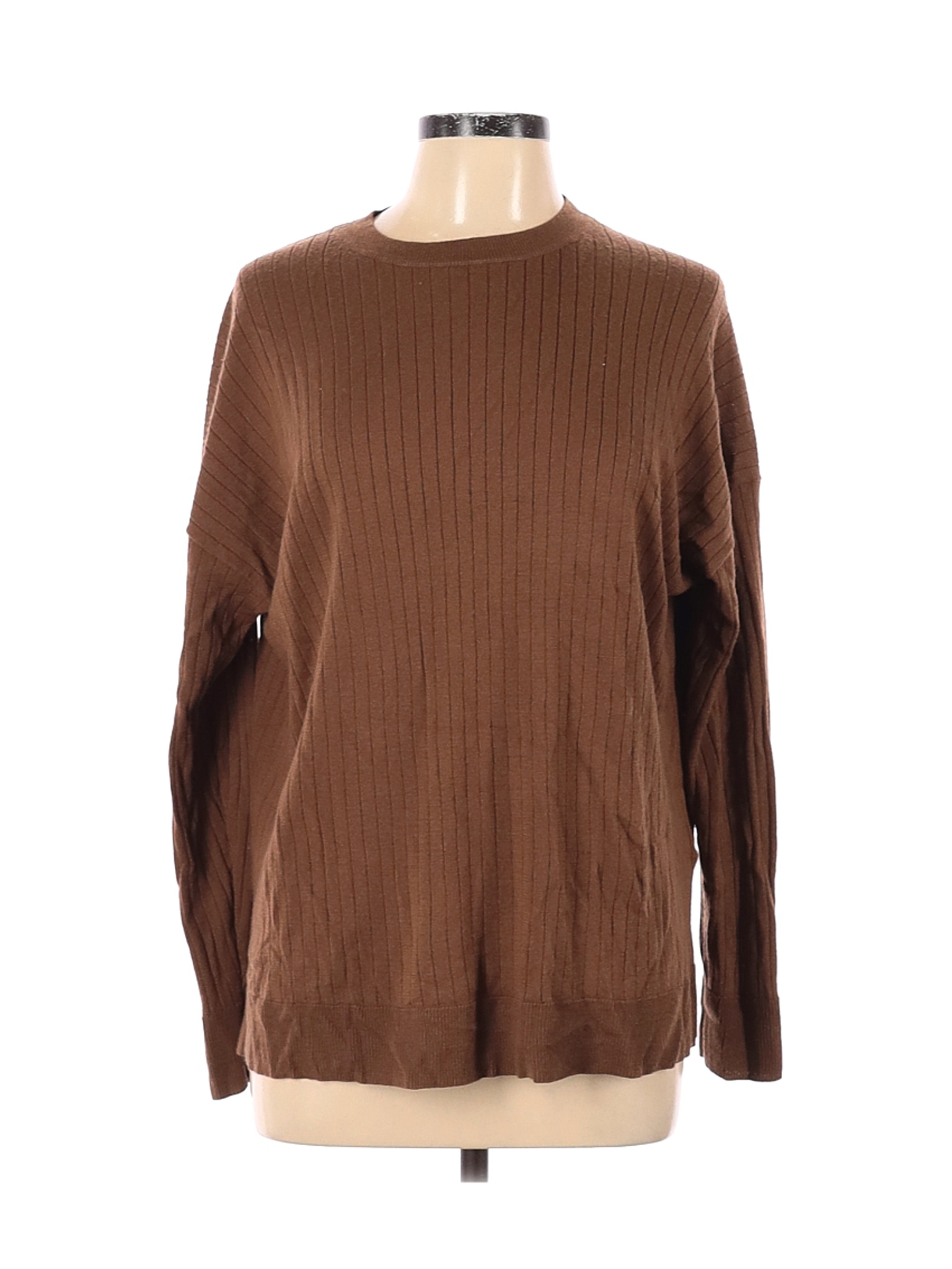 Uniqlo Women Brown Pullover Sweater L | eBay